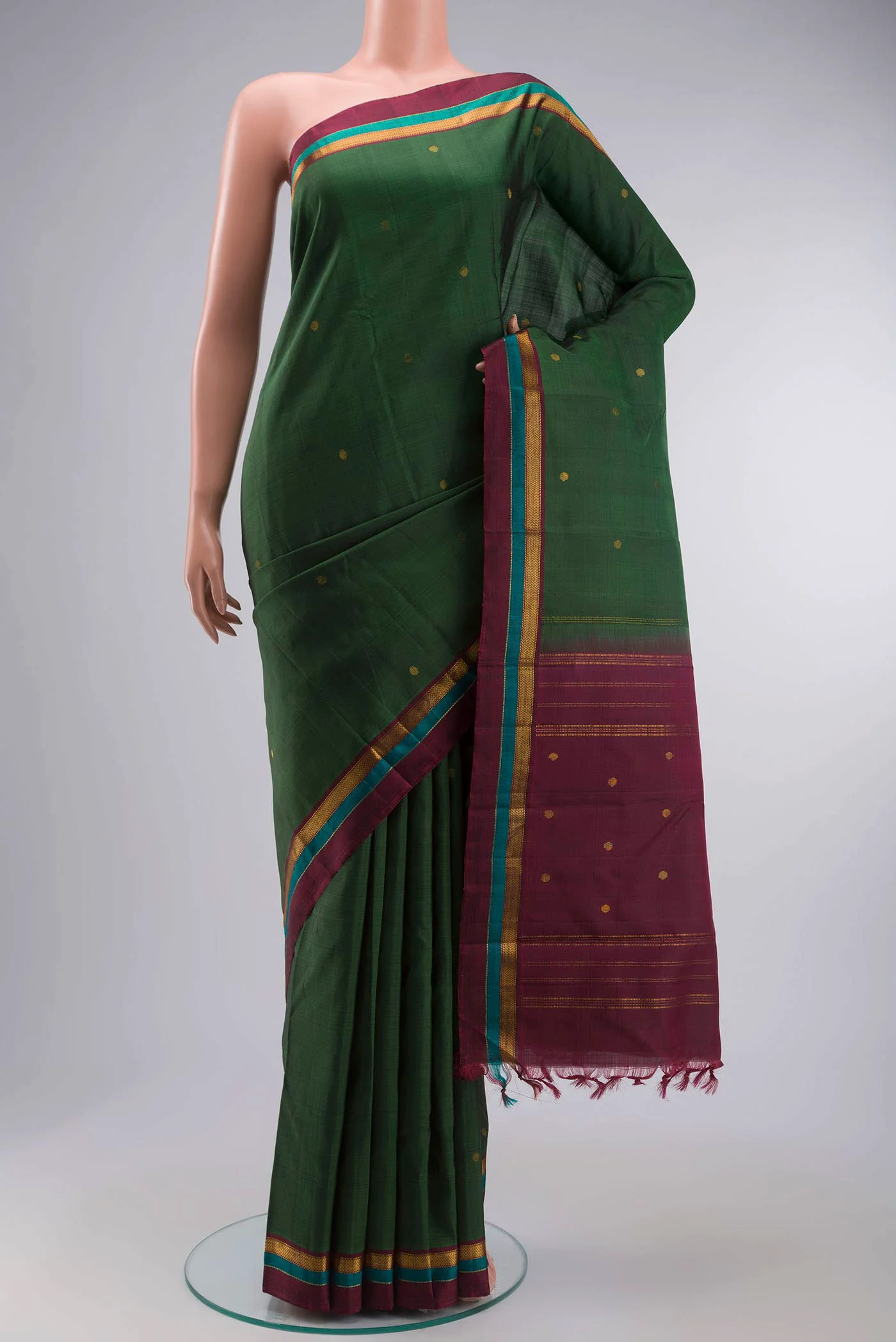 Green Kanjivaram Silk Saree