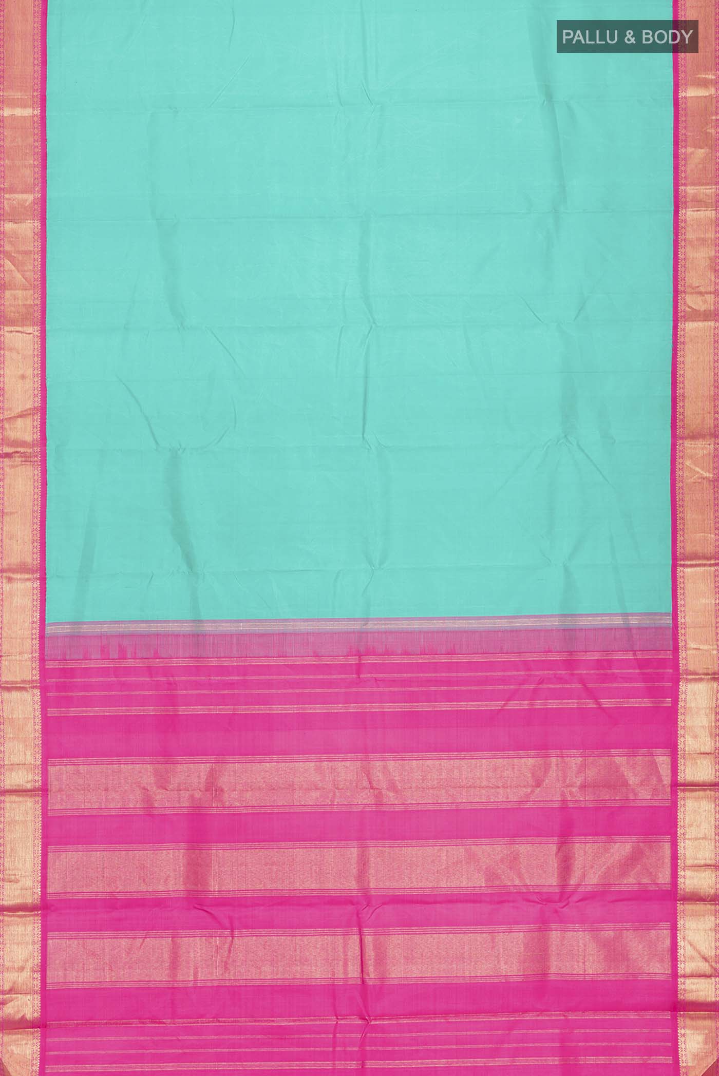 Blue Kanjivaram Silk Saree - Image 6