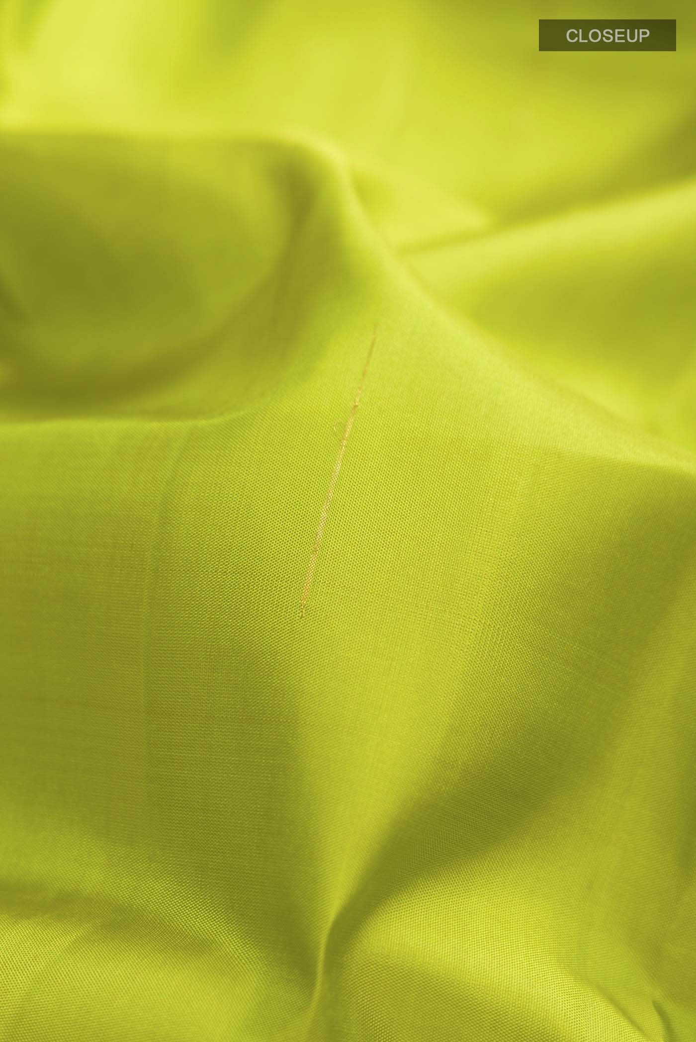 Green Kanchipuram Silk Saree - Image 2