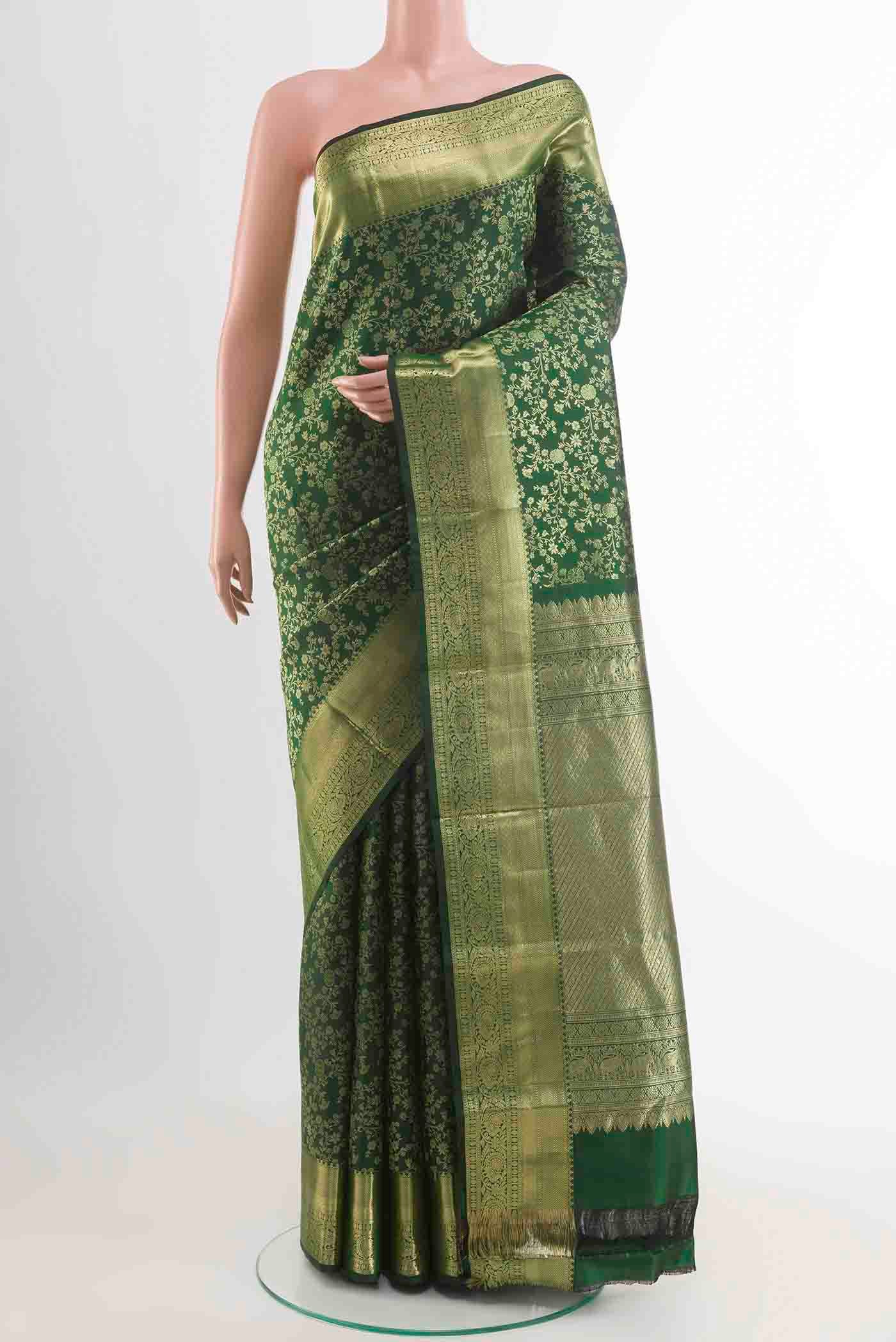 Green Kanchipuram Silk Saree