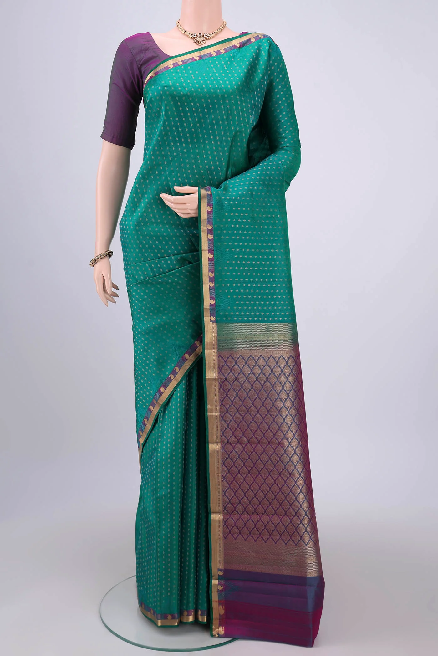 Green Kanchipuram Silk Saree