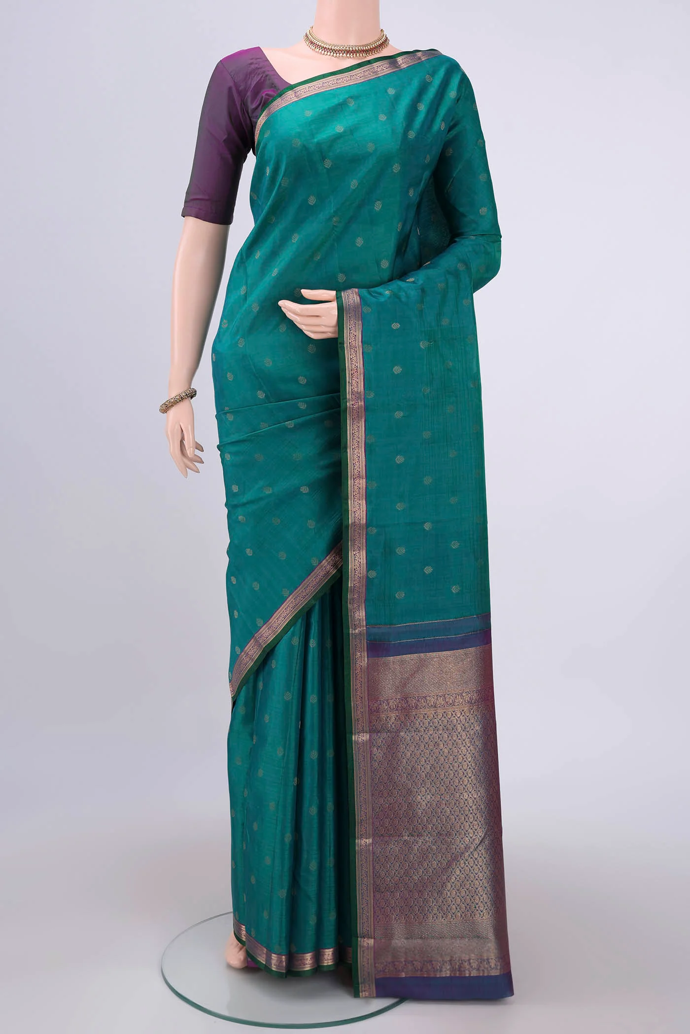 Green Kanchipuram Silk Saree