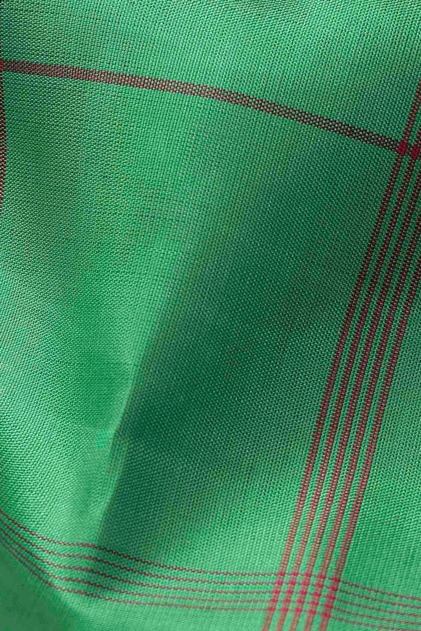 Green Kanjivaram Silk Saree - Image 2