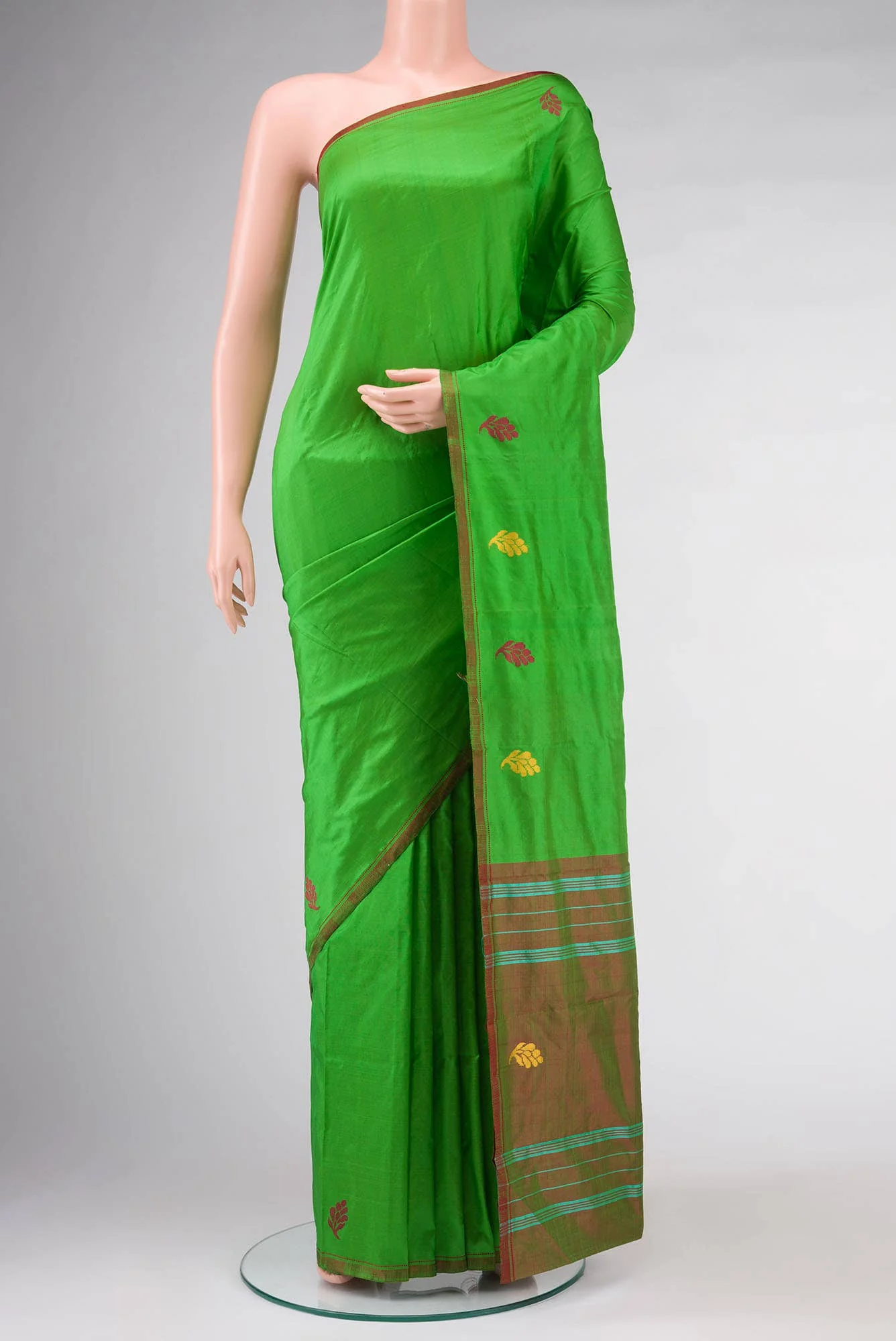 Green Kanchipuram Silk Saree