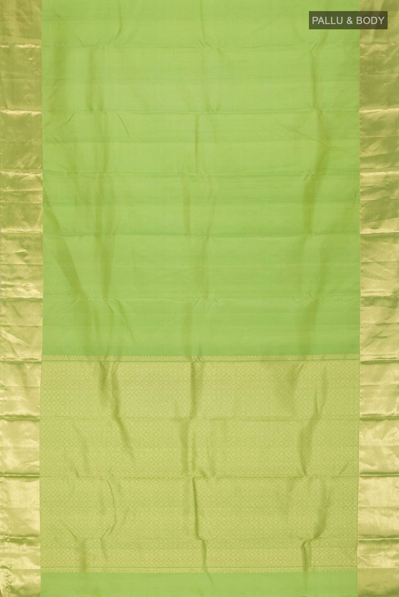 Green Kanjivaram Silk Saree - Image 8