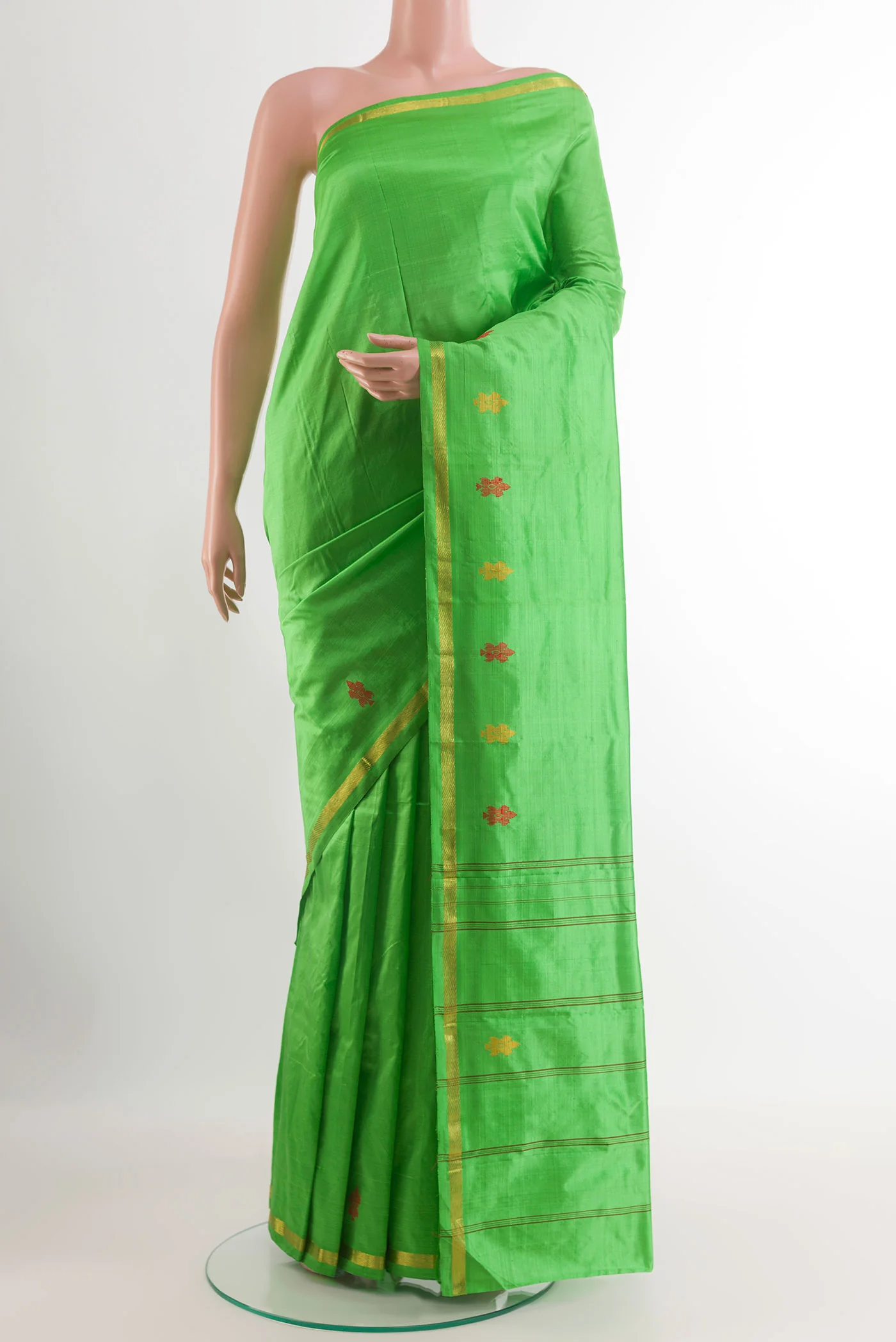 Green Kanchipuram Silk Saree