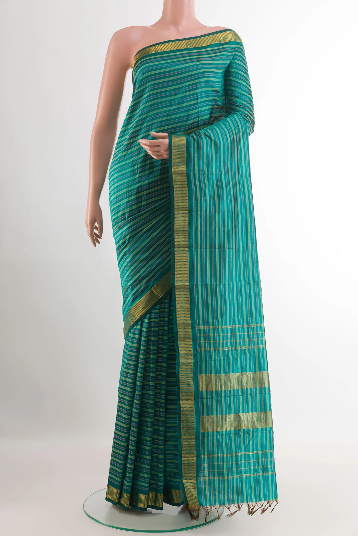 Green Kanchipuram Silk Saree
