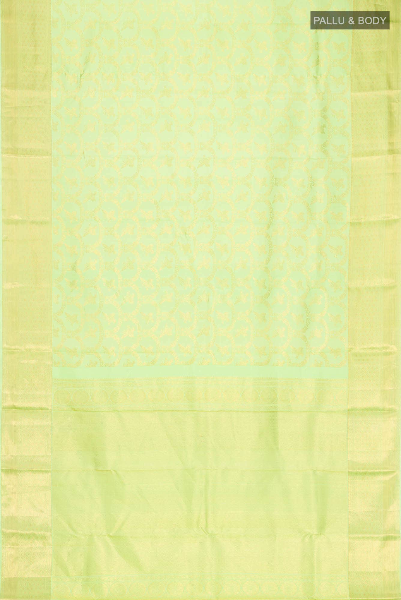 Green Kanjivaram Silk Saree - Image 4