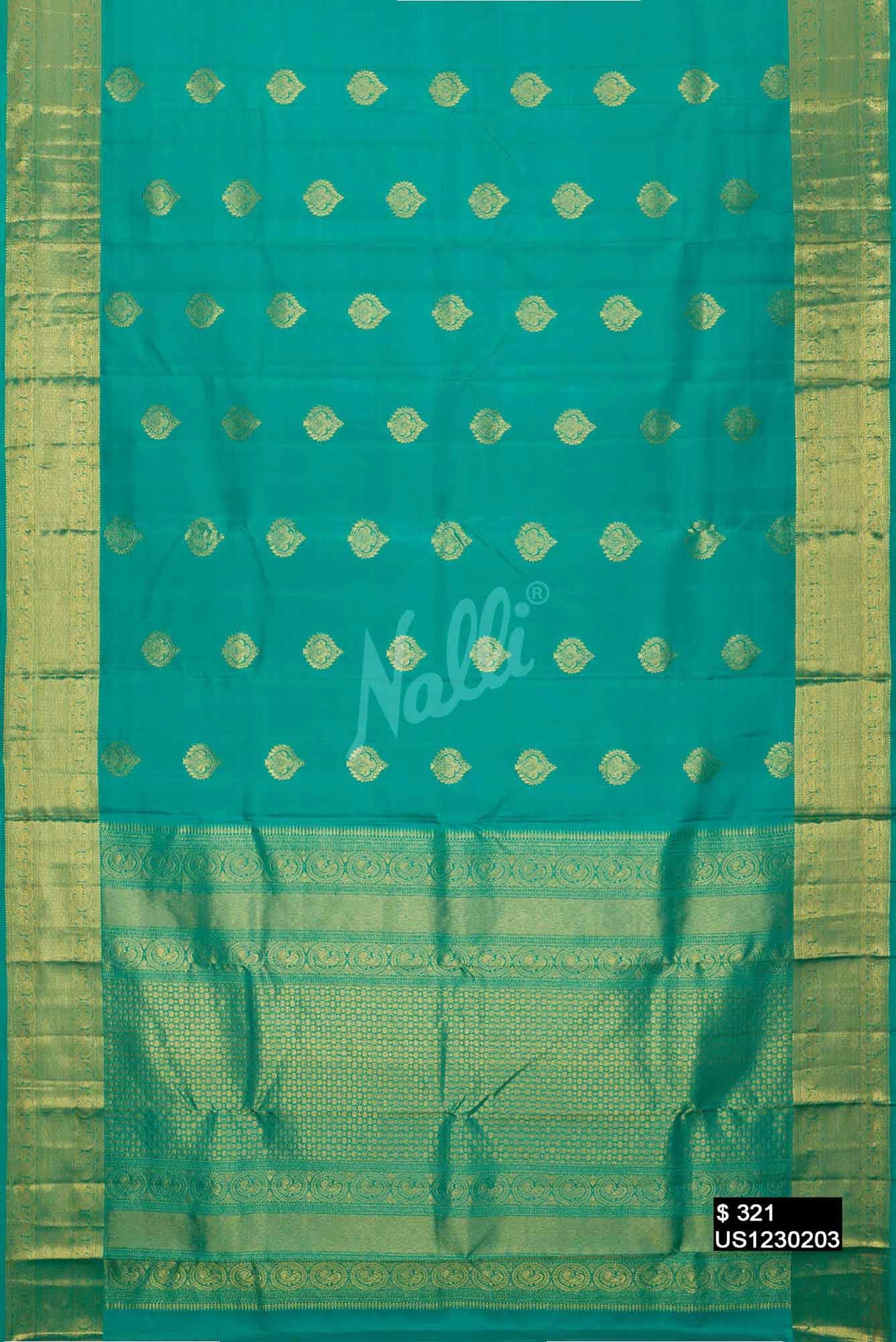Green Kanchipuram Silk Saree