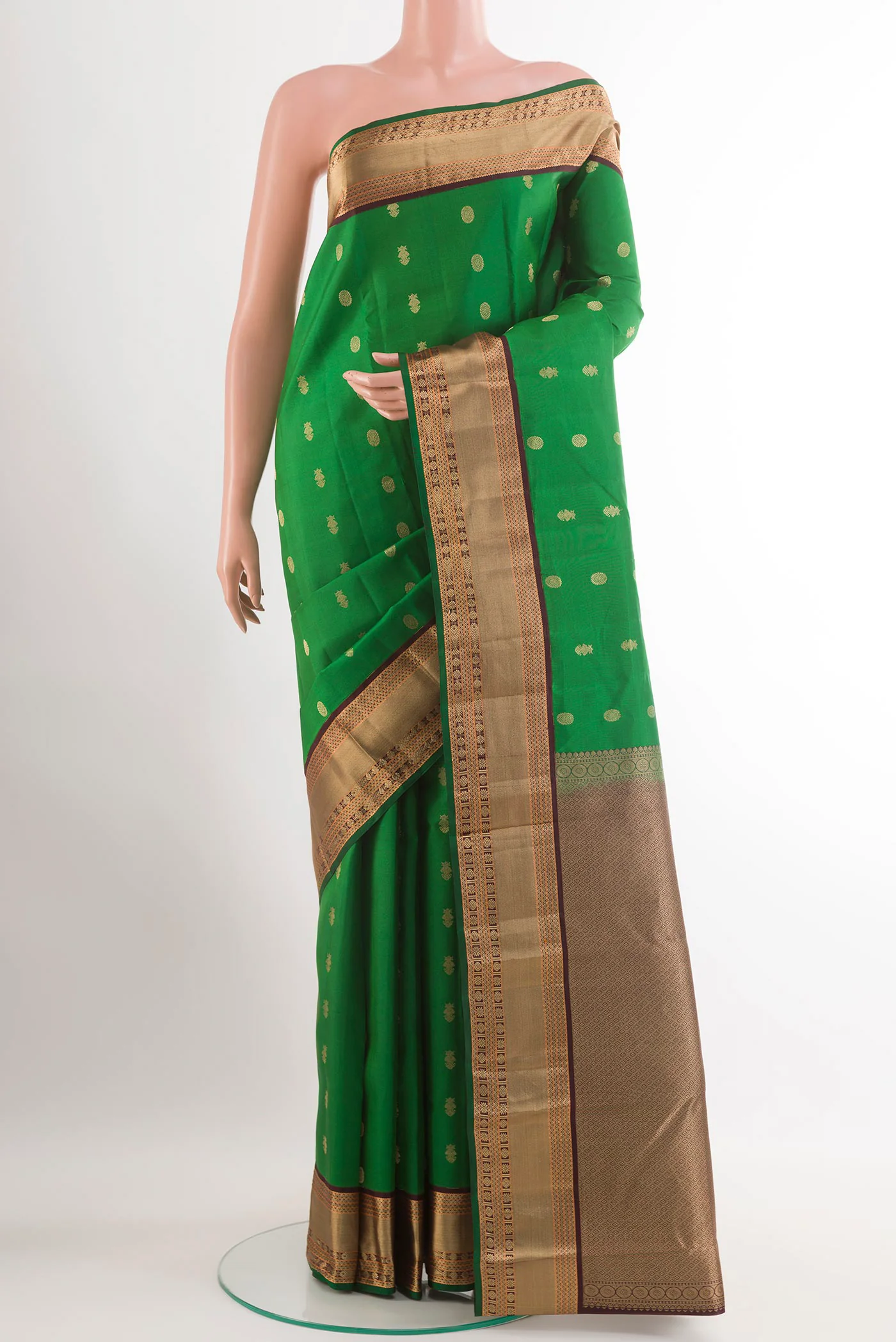 Green Kanjivaram Silk Saree