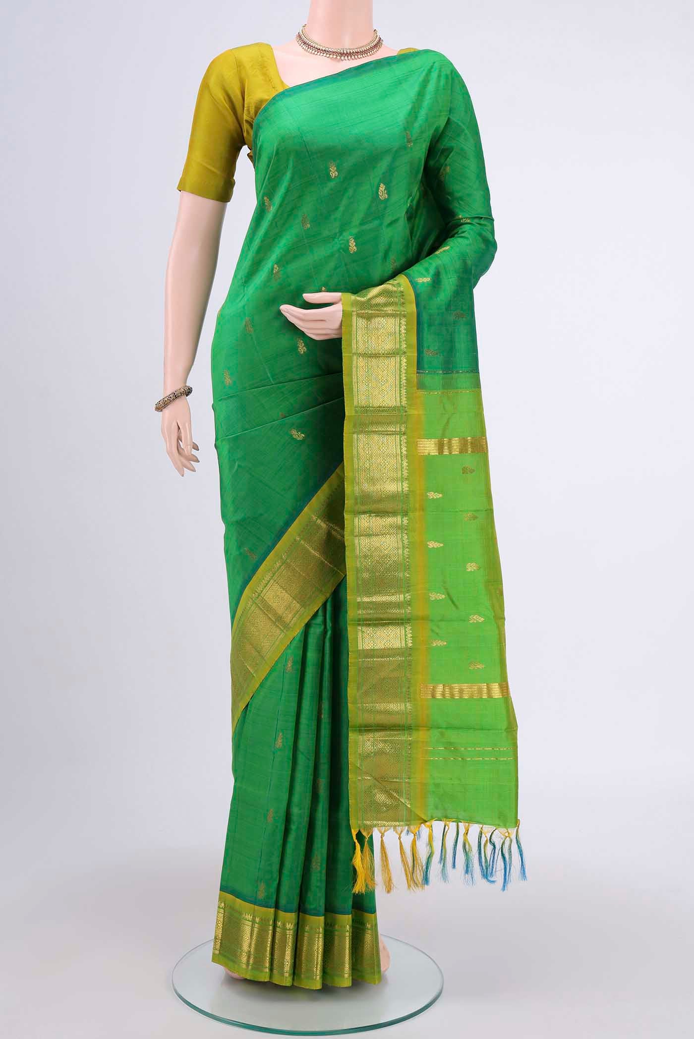 Green Kanjivaram Silk Saree