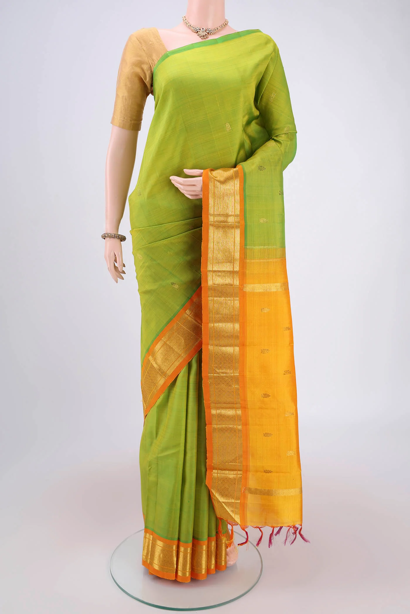 Green Kanjivaram Silk Saree