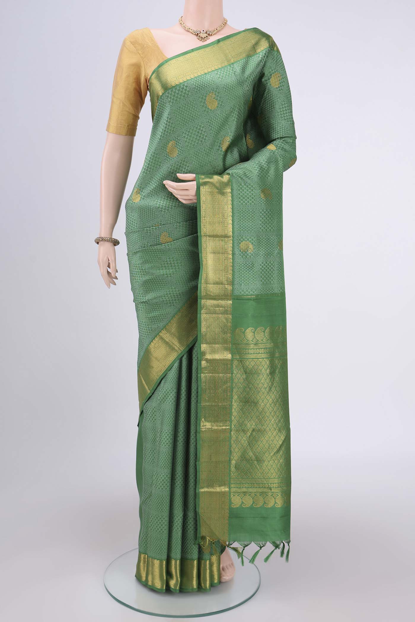 Green Kanjivaram Silk Saree