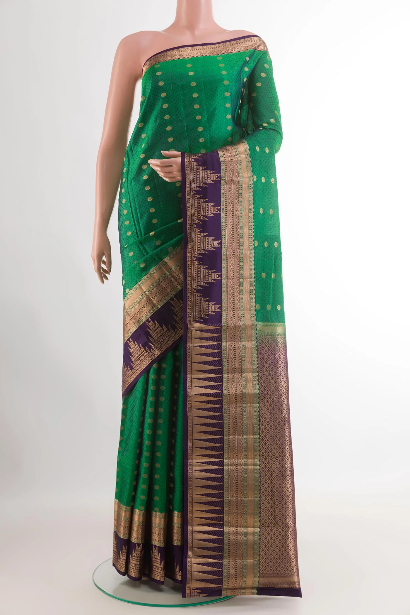 Green Kanjivaram Silk Saree