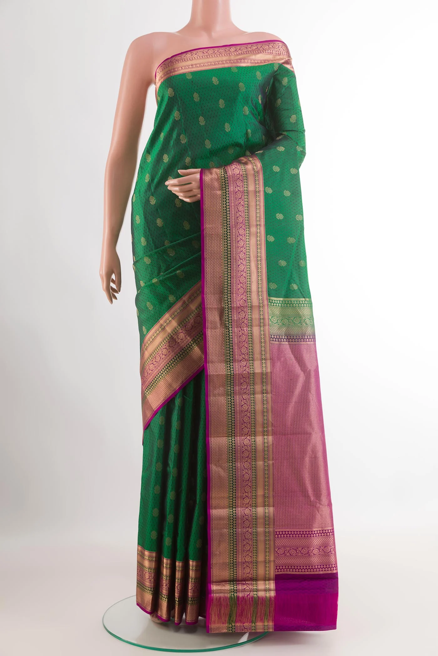 Green Kanjivaram Silk Saree