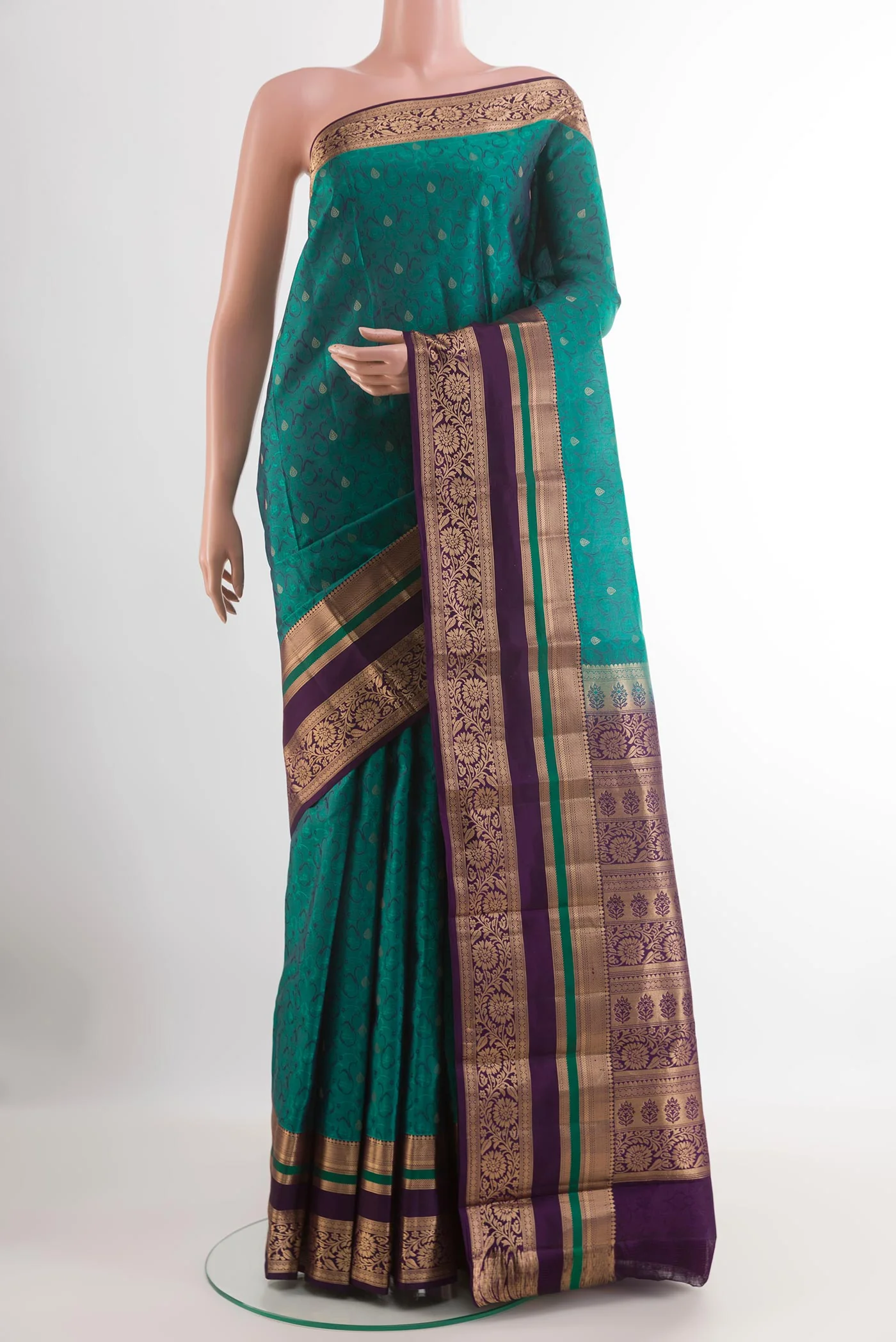 Green Kanjivaram Silk Saree