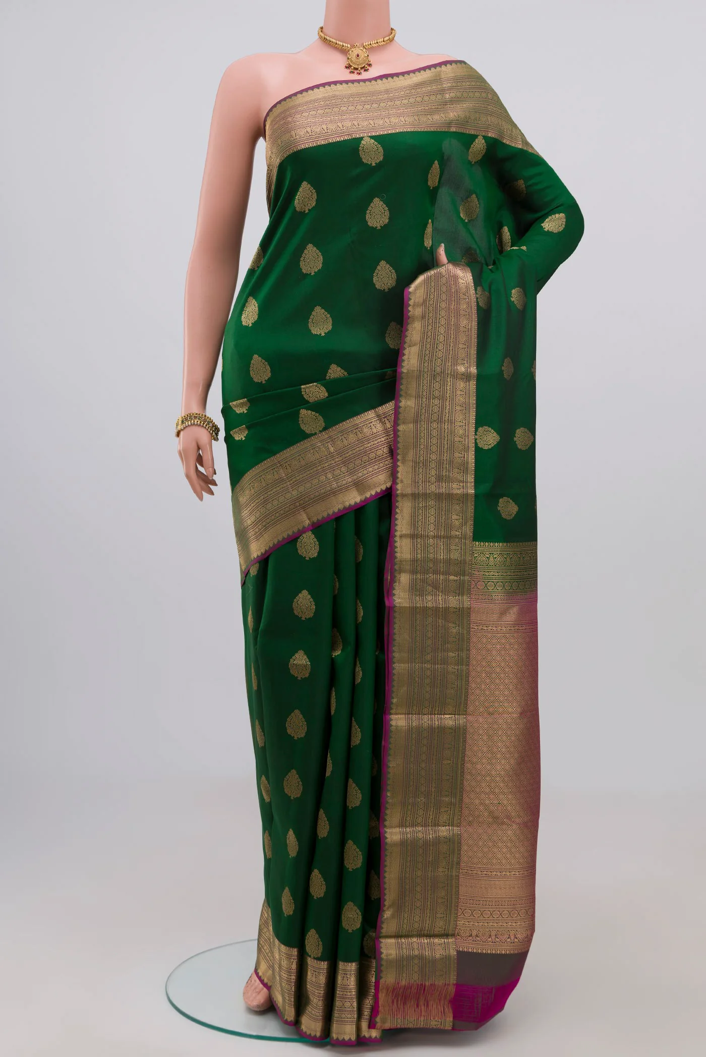 Green Kanjivaram Silk Saree