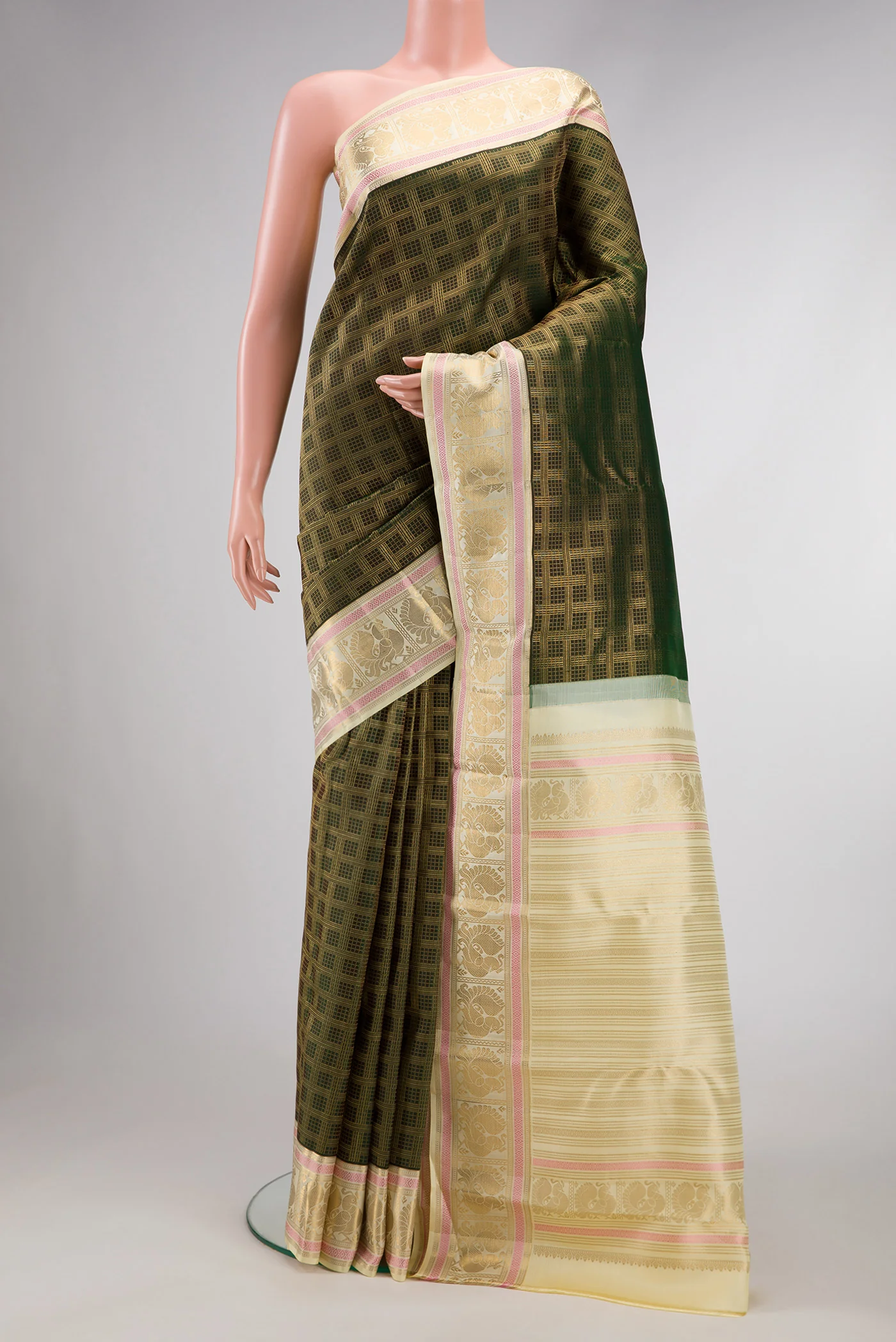 Green Kanjivaram Silk Saree