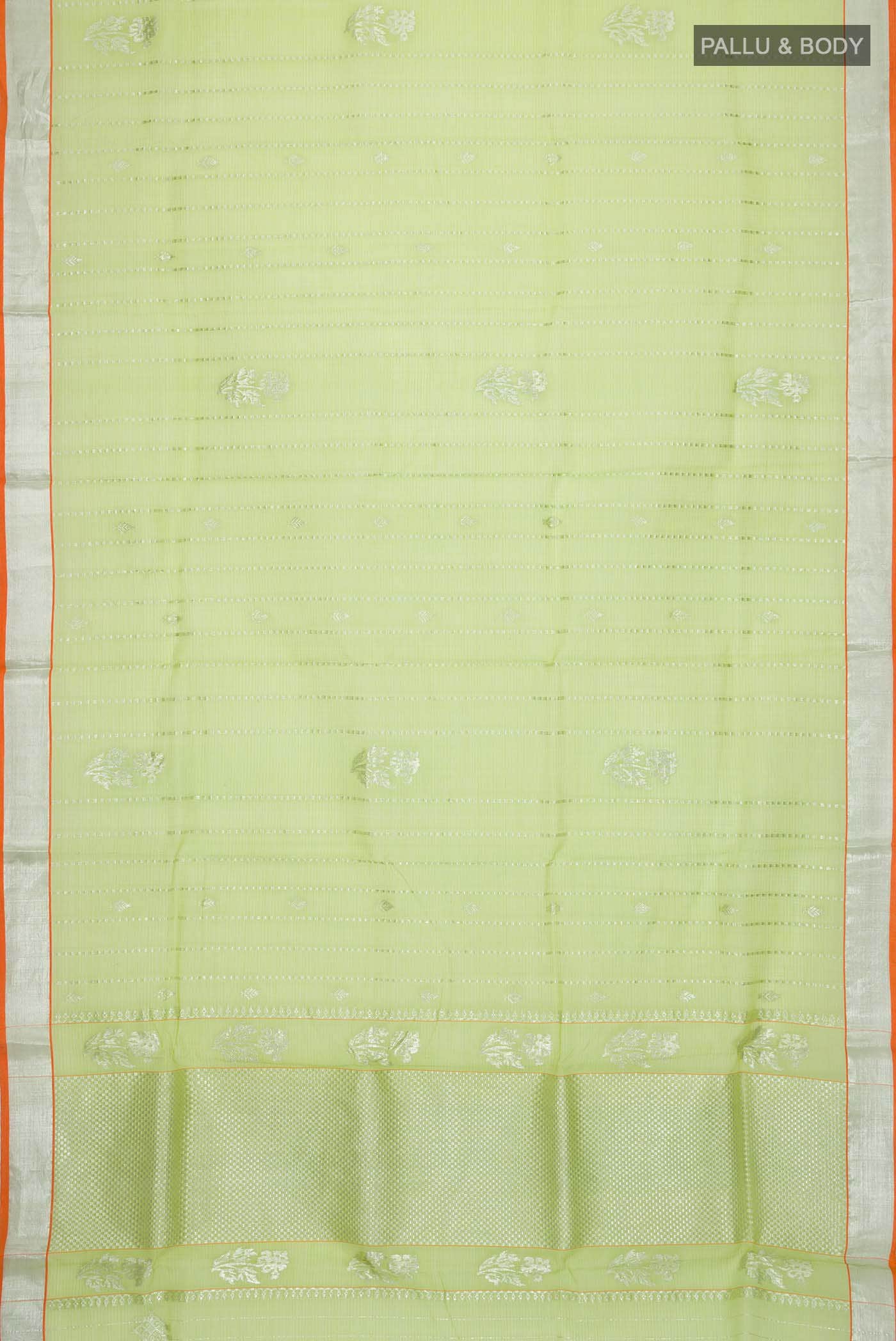Green Kota Silk Saree - Image 4