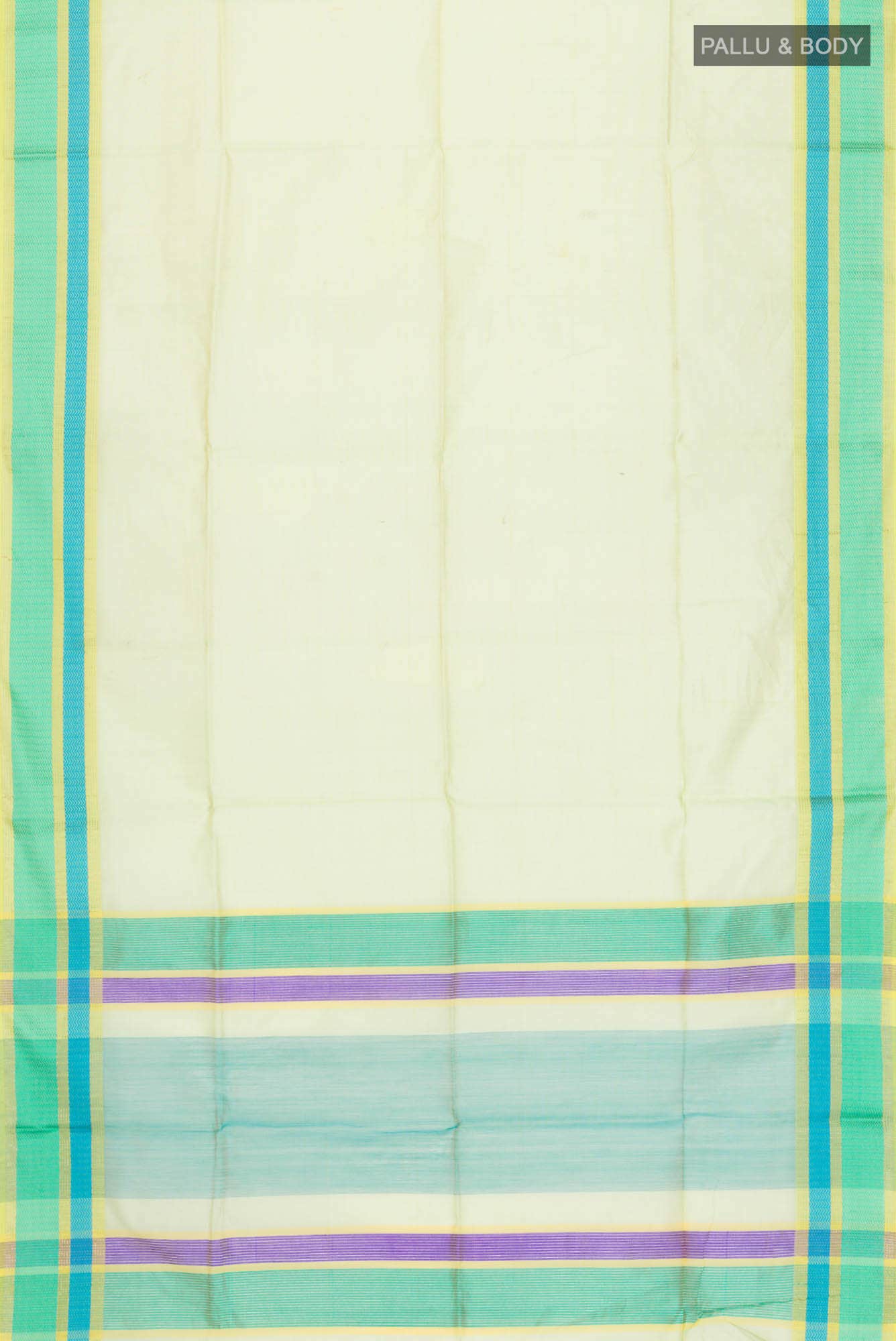 Green Maheshwari Silk Saree - Image 2