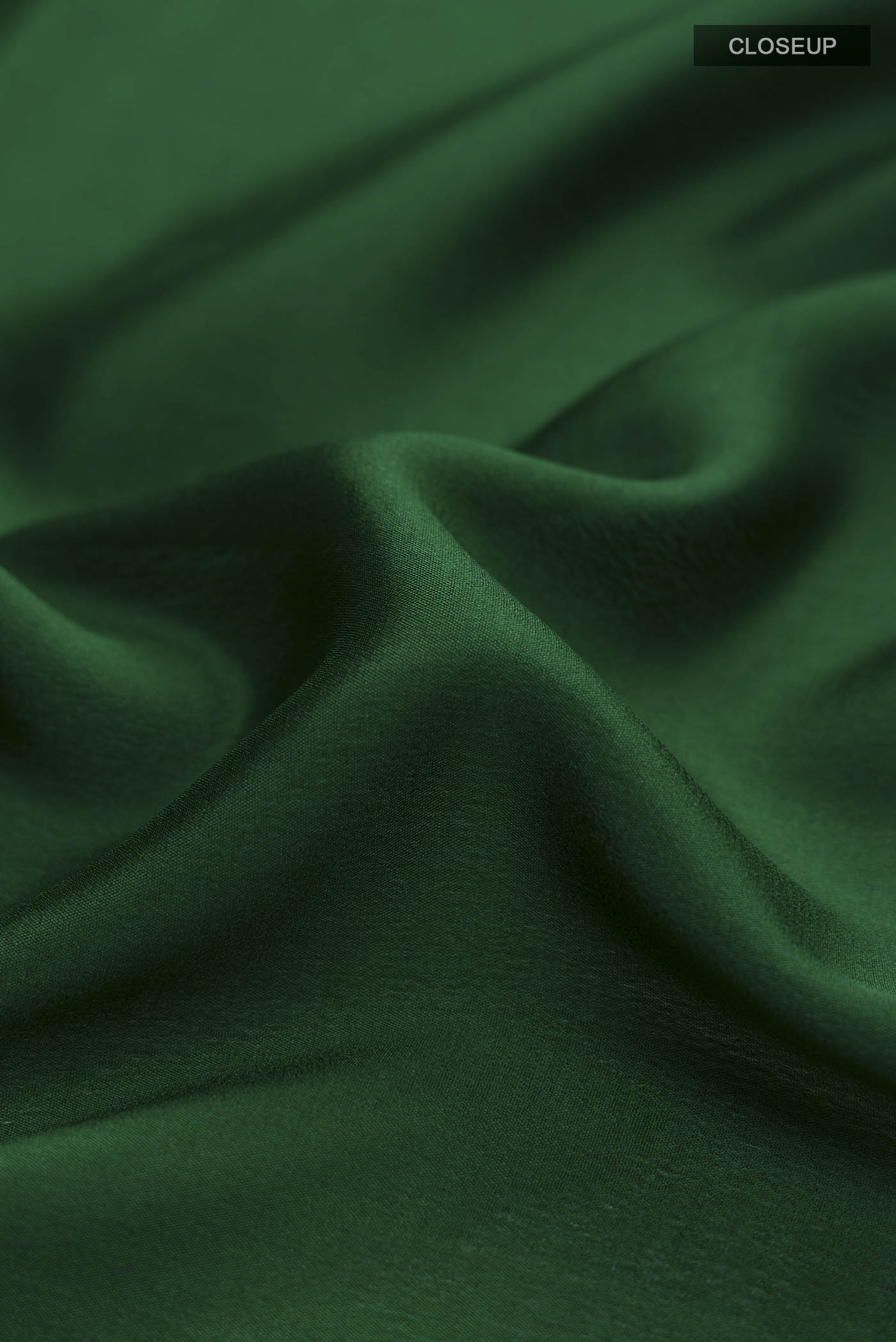 Green Mysore Crepe Saree - Image 2