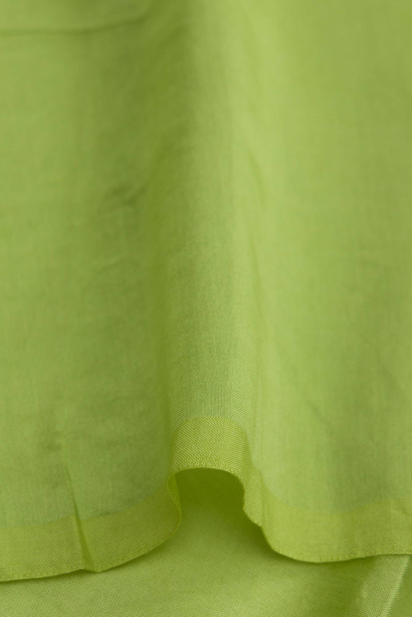 Harmonia Green floral design saree from Embroidered Romance Collection by Nalli - Image 4
