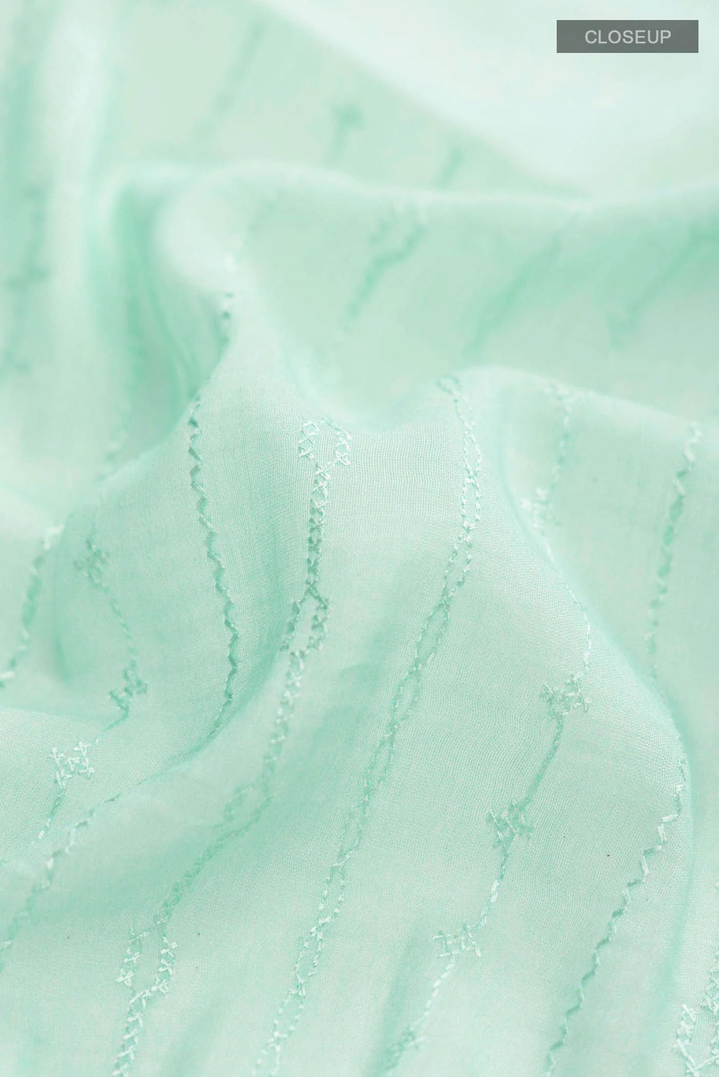 Green Silk Cotton Saree - Image 2