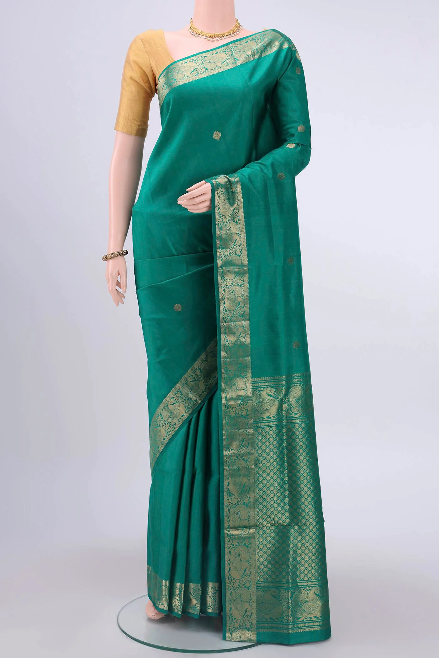 Green Soft Silk Saree