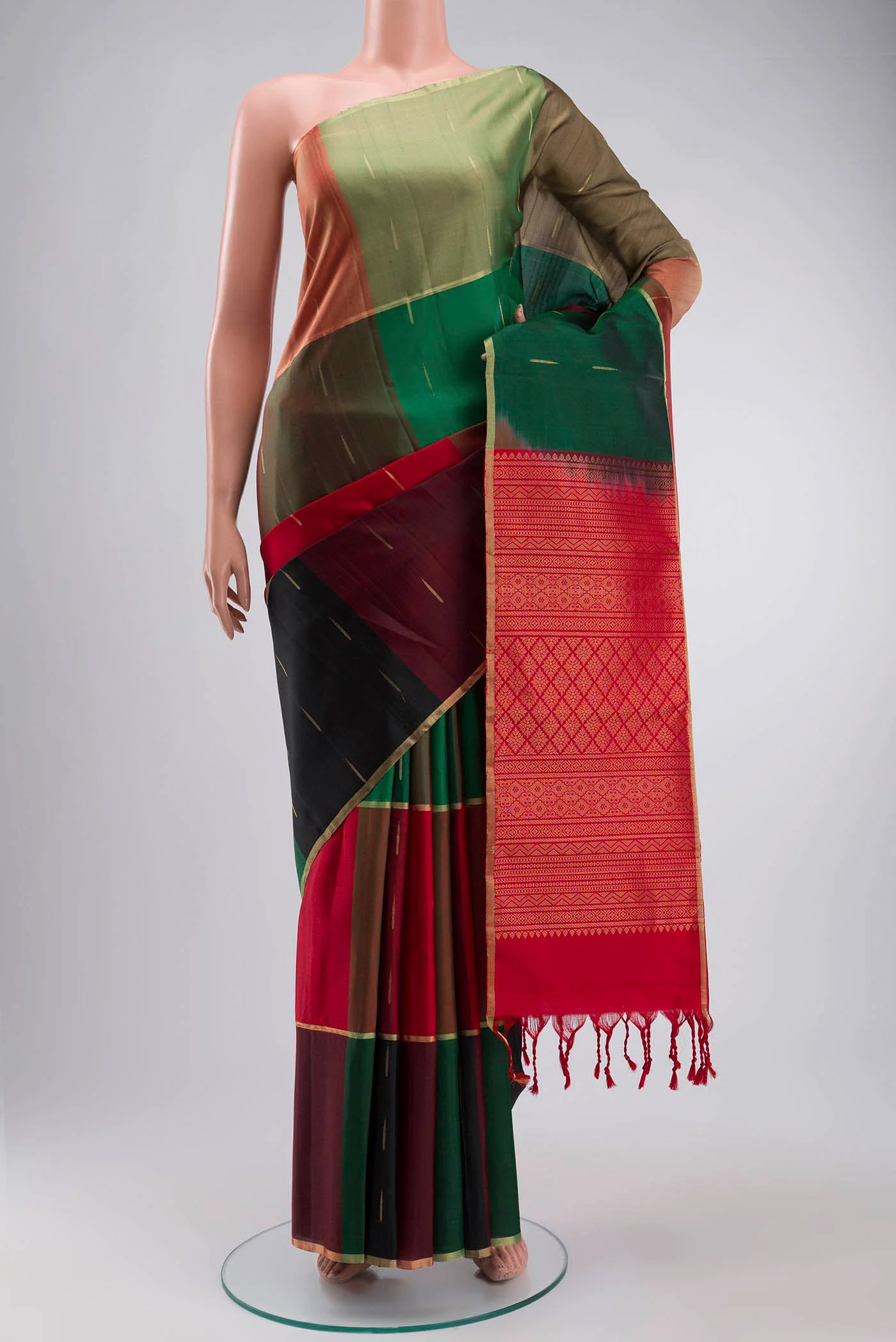Green Soft Silk Saree