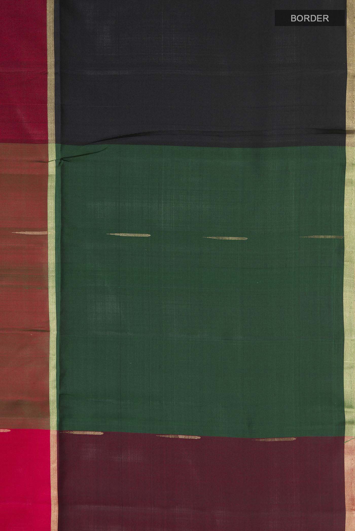 Green Soft Silk Saree - Image 3
