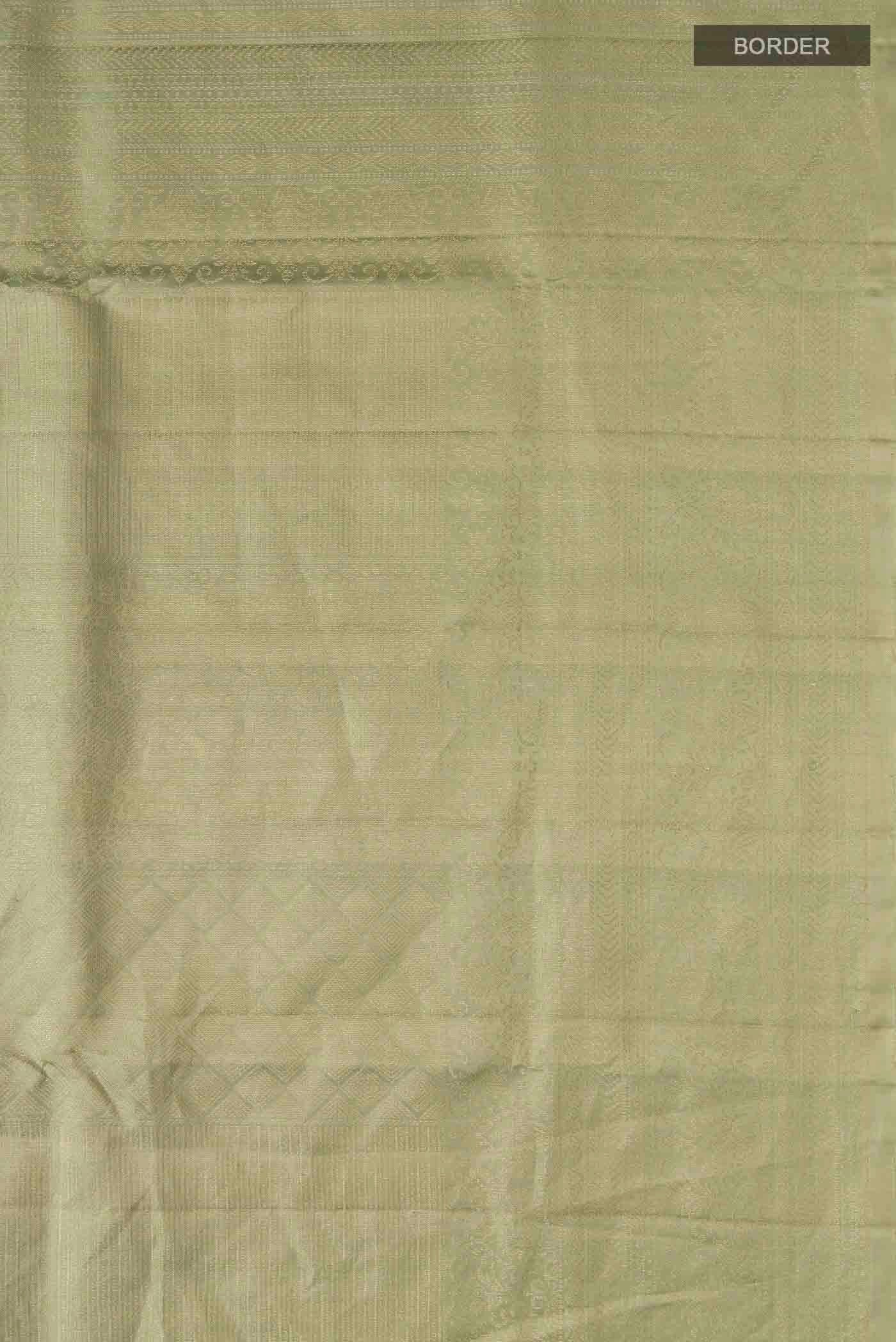 Green Soft Silk Saree - Image 3