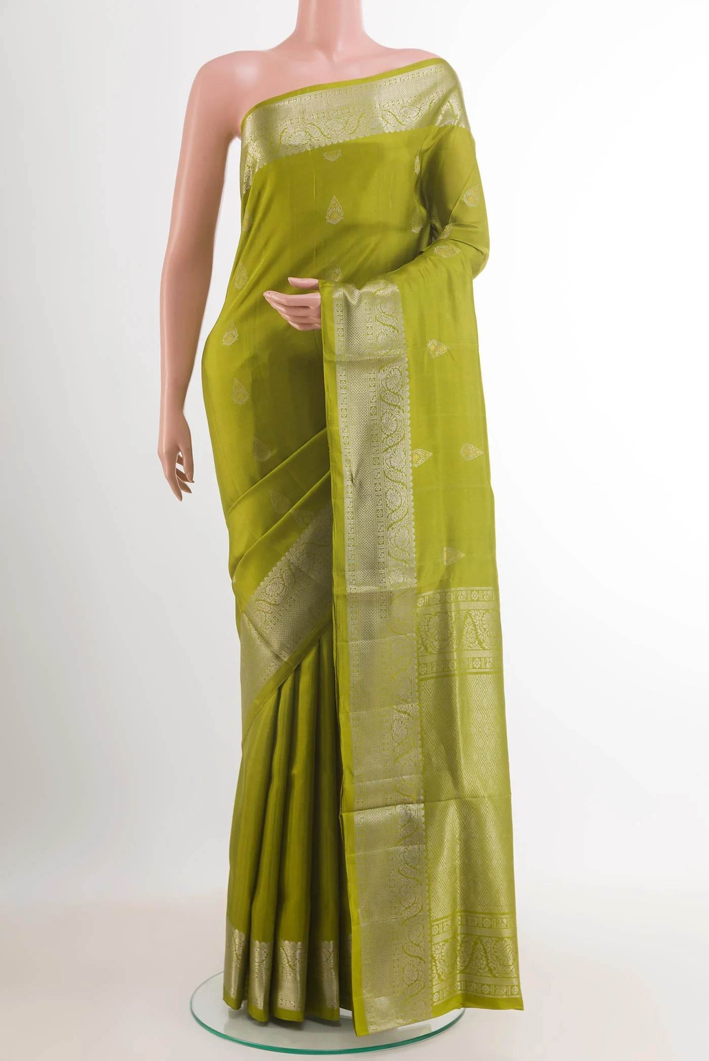Green Soft Silk Saree