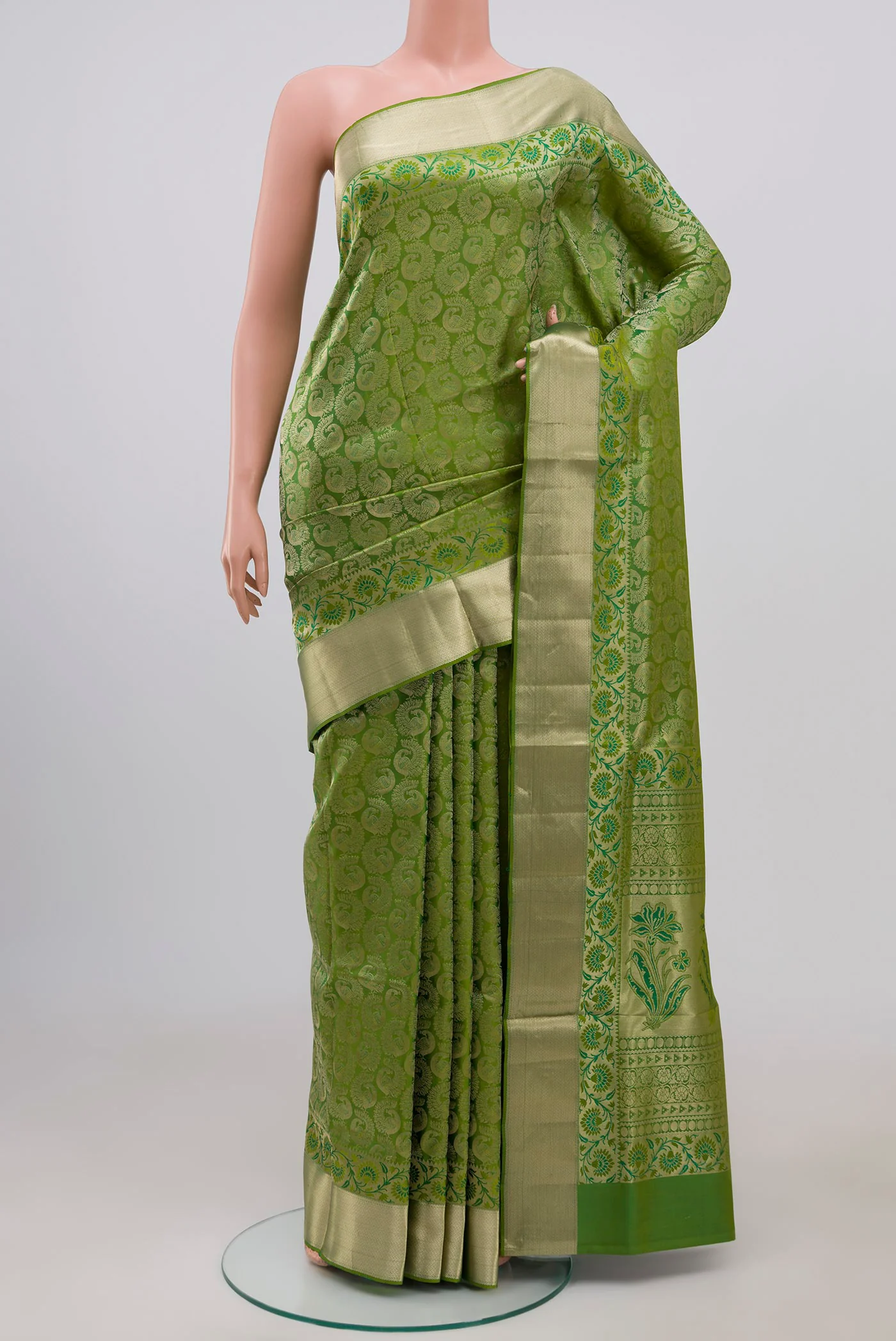 Green Soft Silk Saree