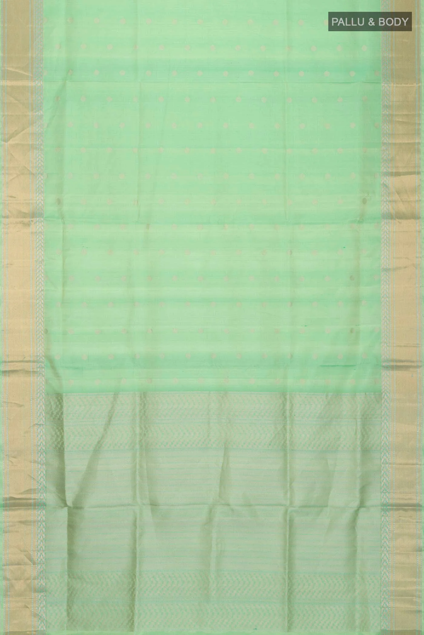 Green Soft Silk Saree - Image 5