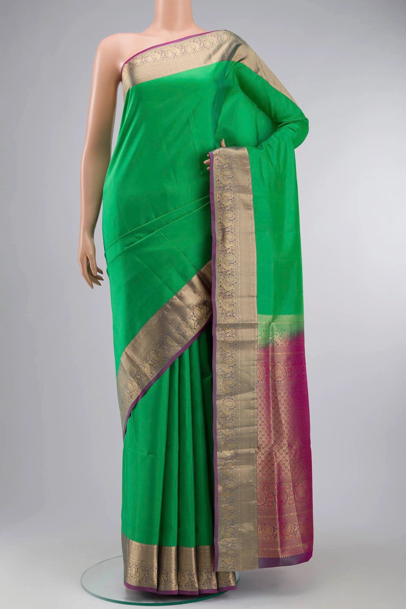 Green Soft Silk Saree