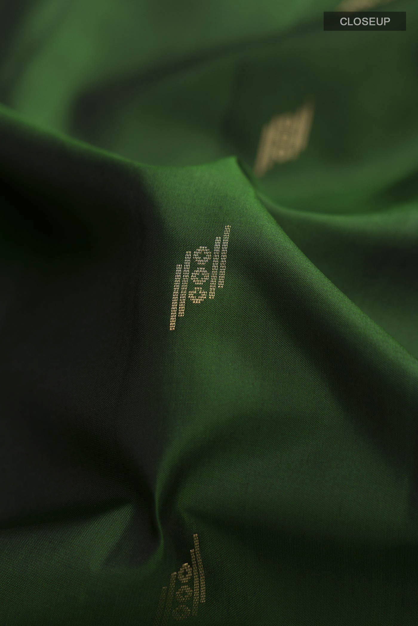 Green Soft Silk Saree - Image 2