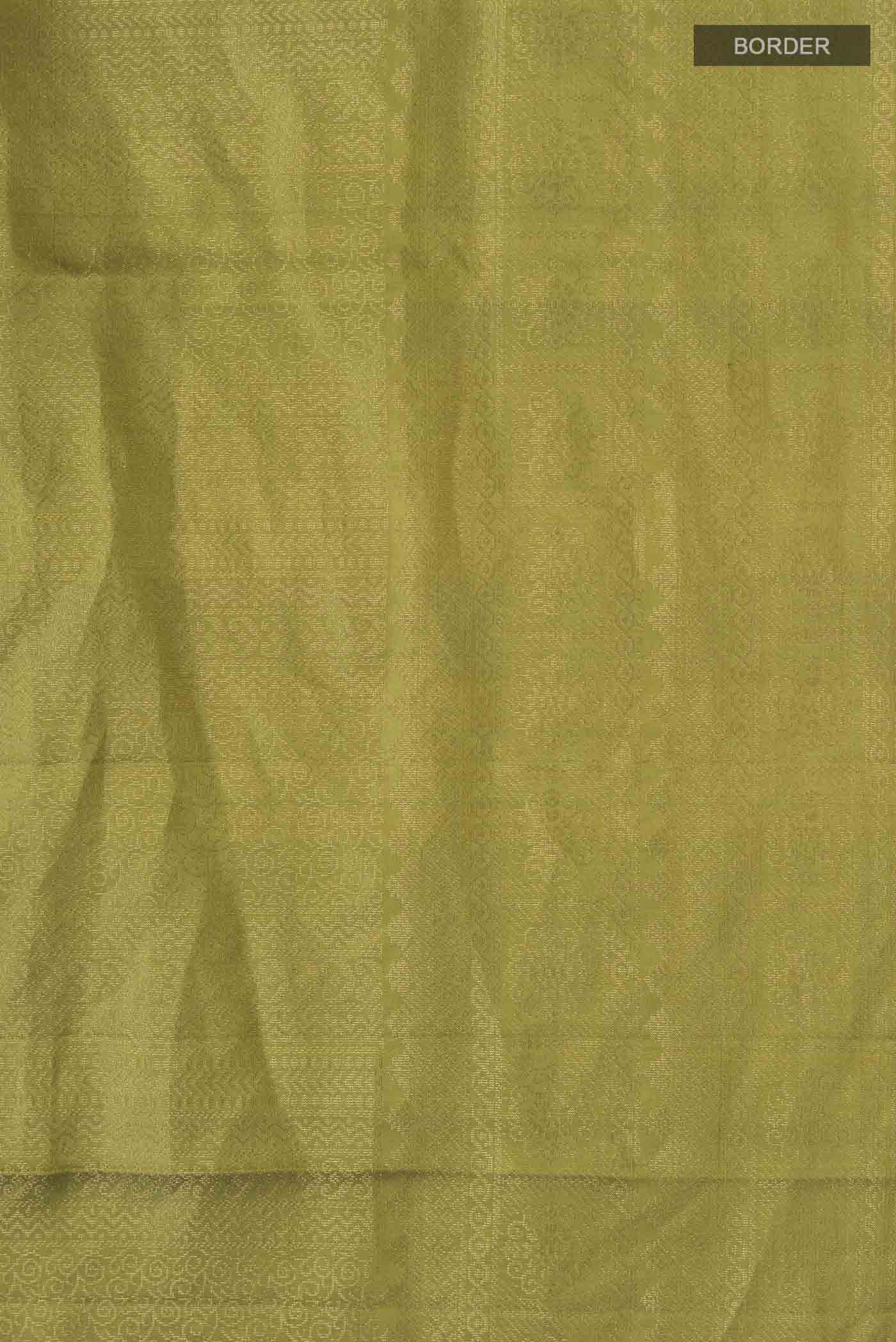 Green Soft Silk Saree - Image 3