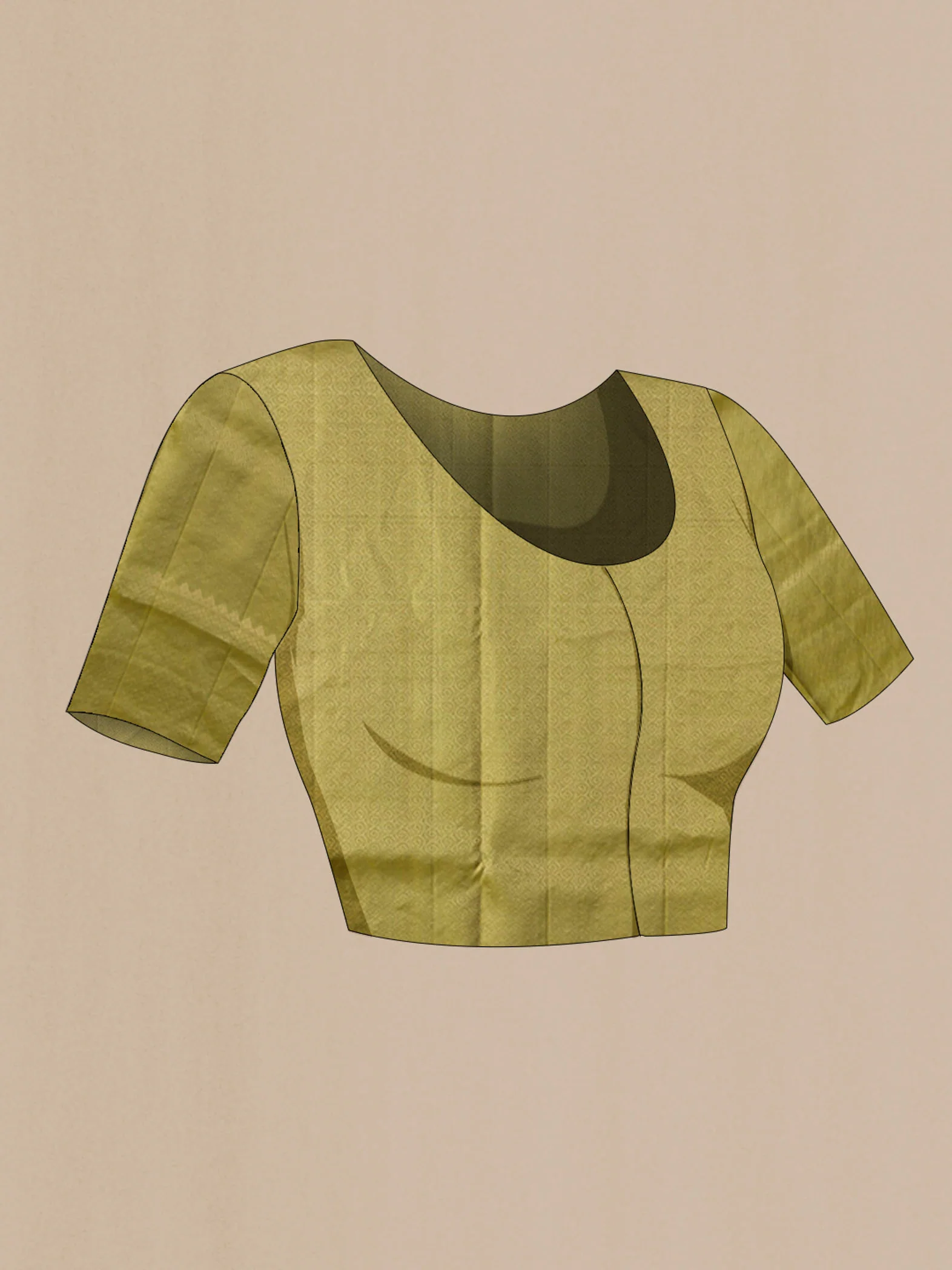 Green Soft Silk Saree - Image 5