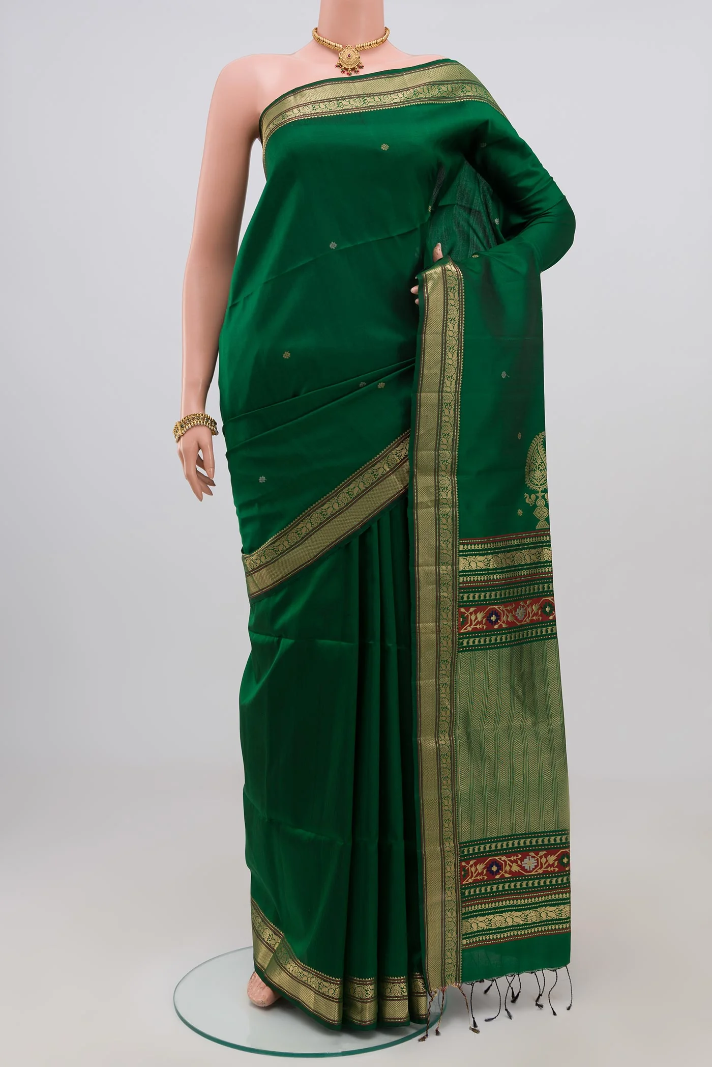 Green Soft Silk Saree