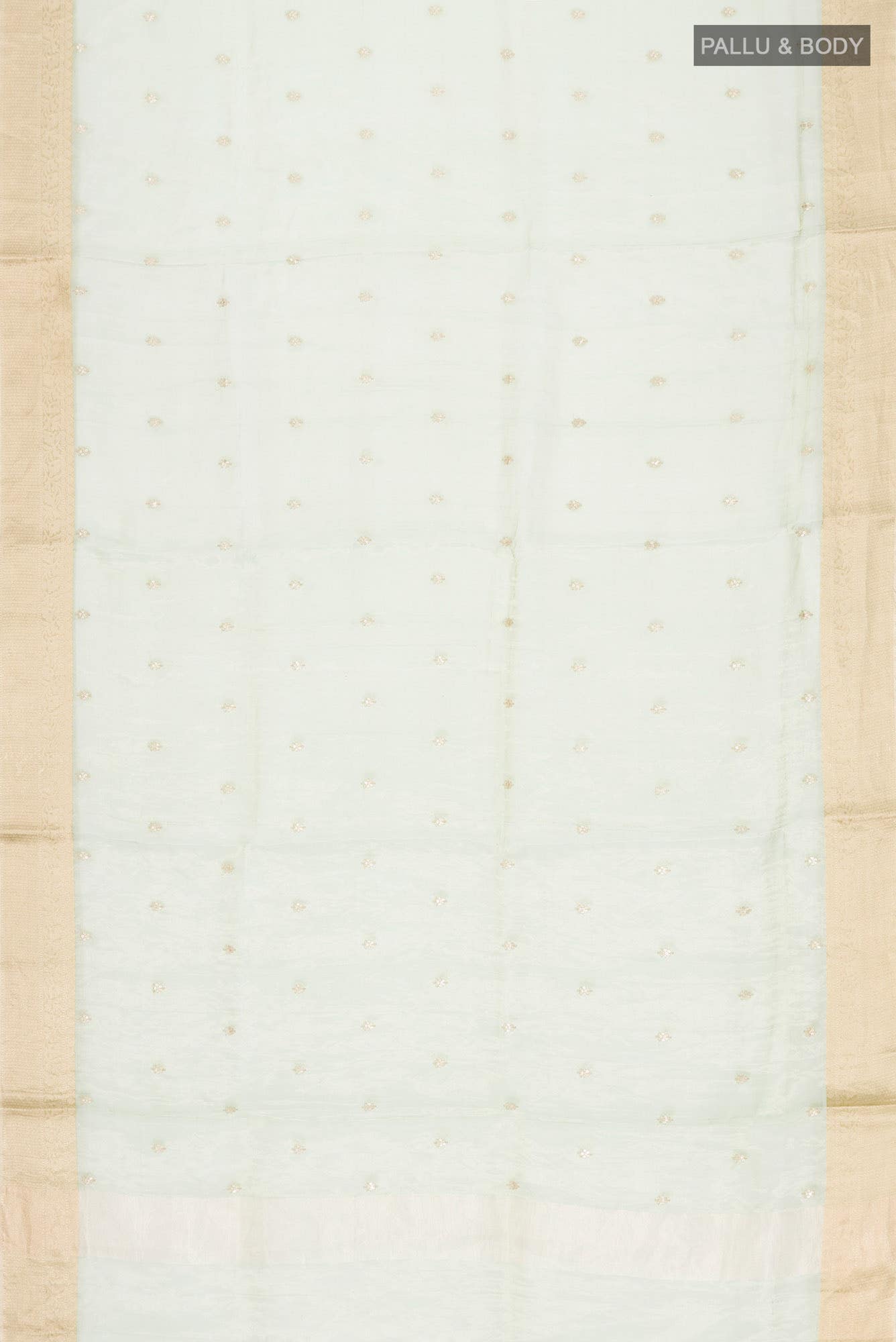 Green Tissue Silk Saree - Image 3