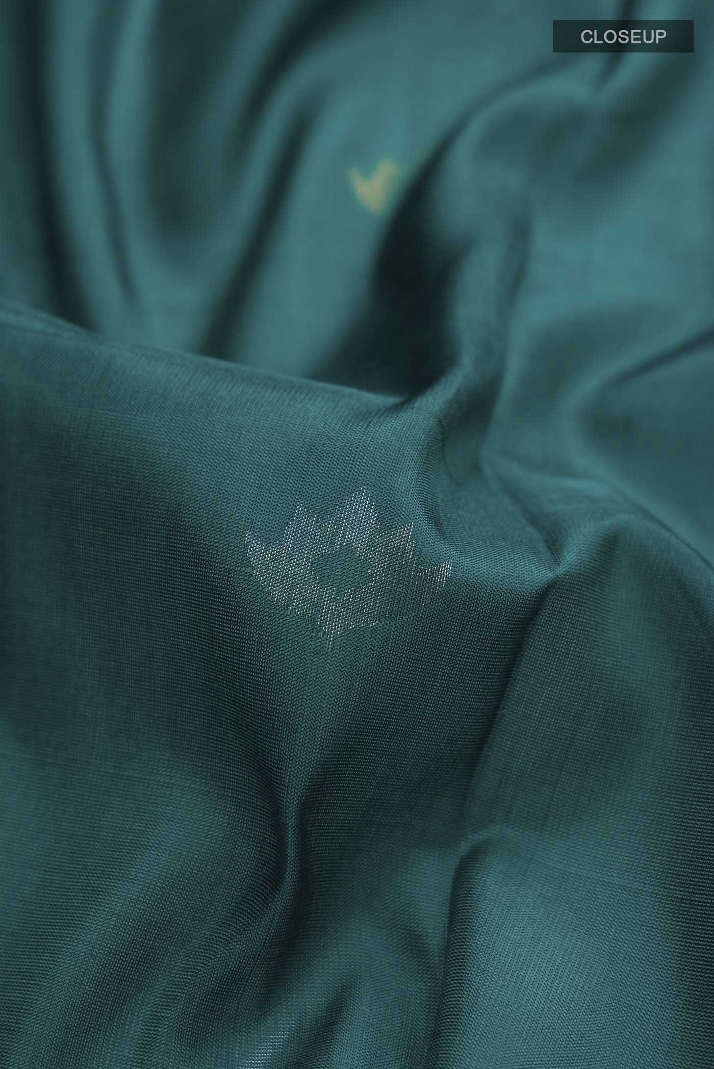 Blue Uppada Silk Saree - Image 2