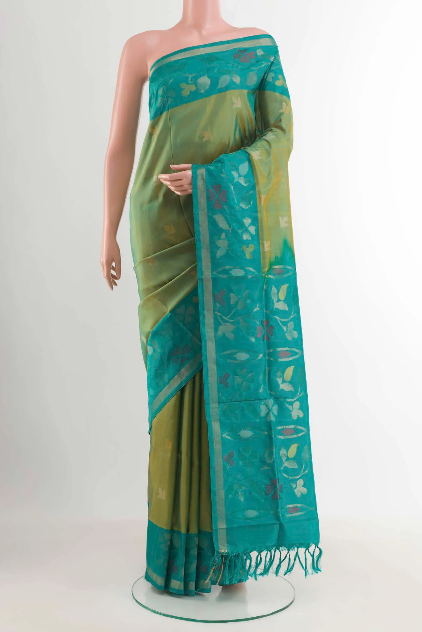Green Uppada Silk Saree