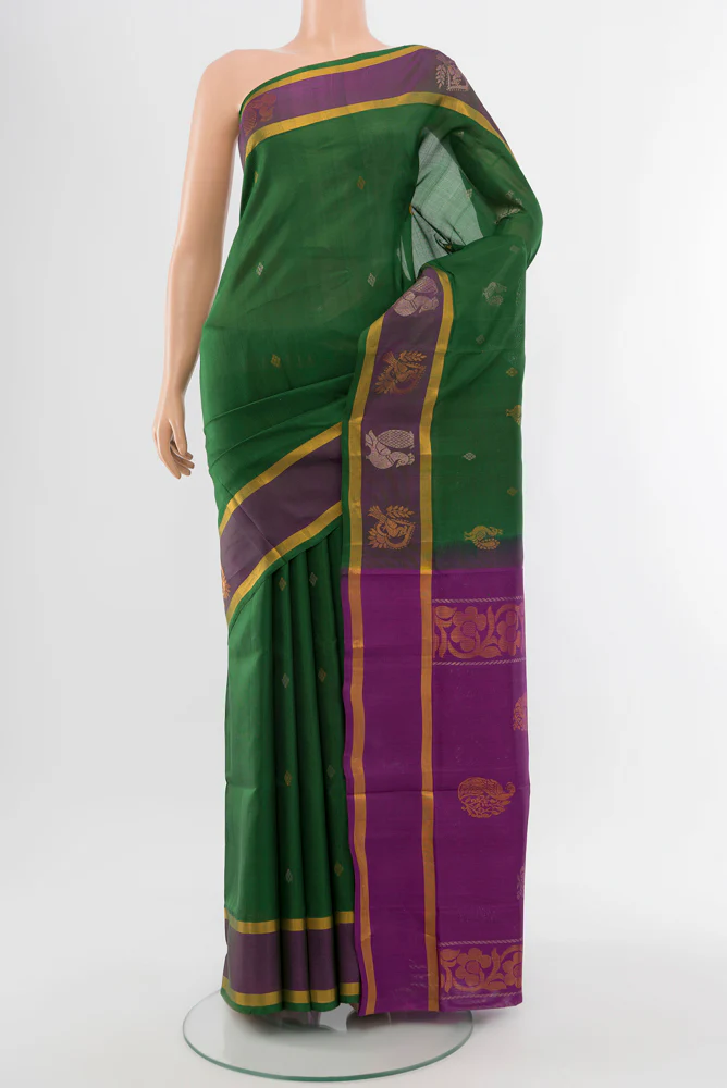 Green Uppada Silk Saree