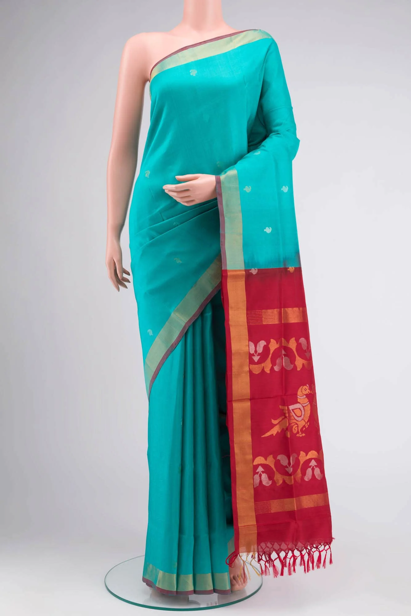 Blue Uppada Silk Saree