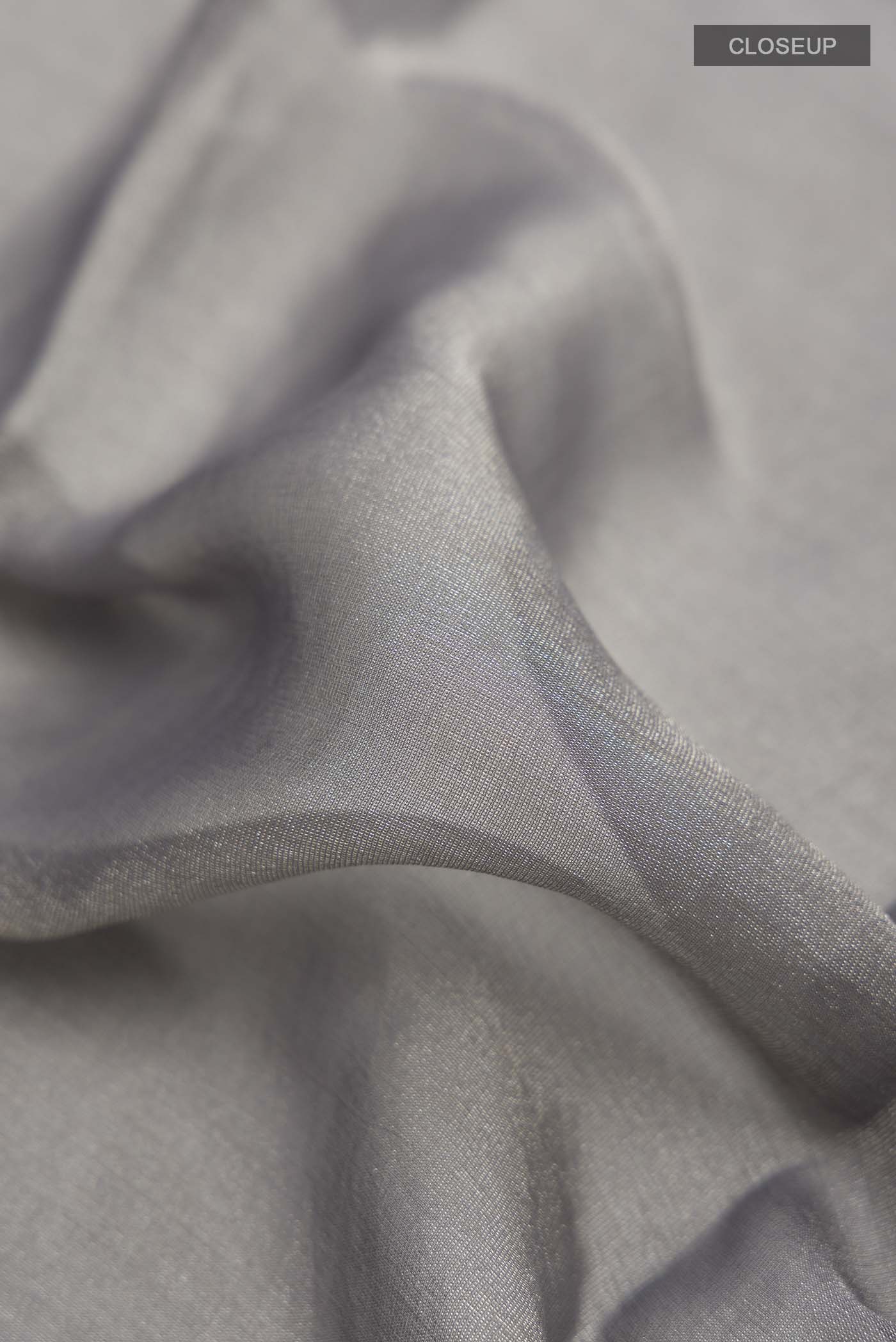 Grey Mysore Georgette Saree - Image 2
