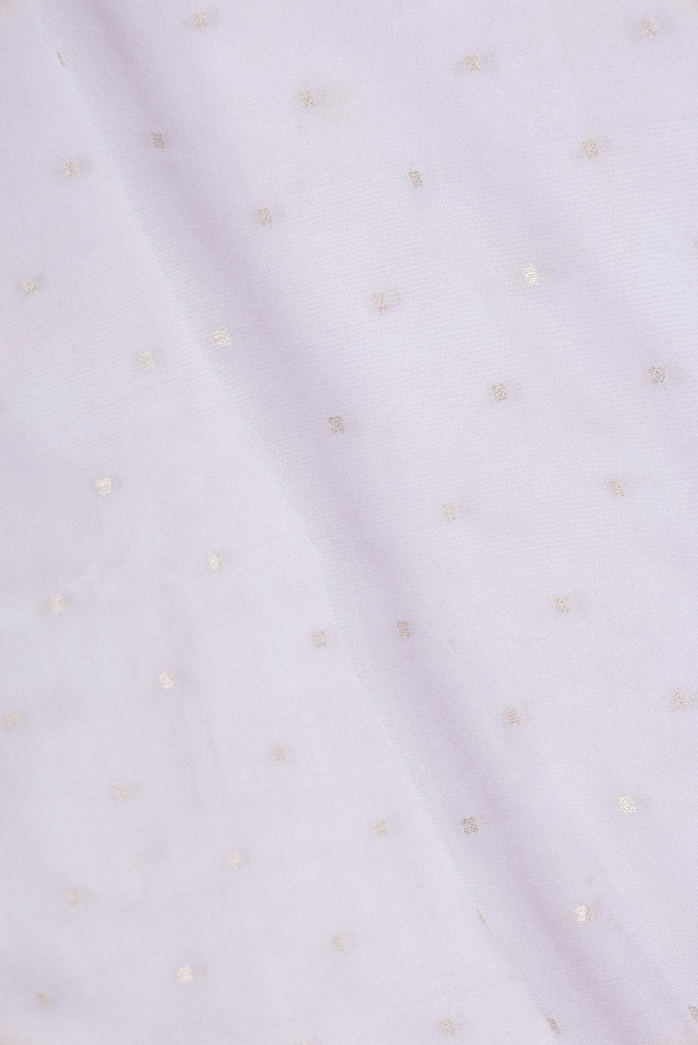 Lilac Mysore Crepe Saree - Image 2