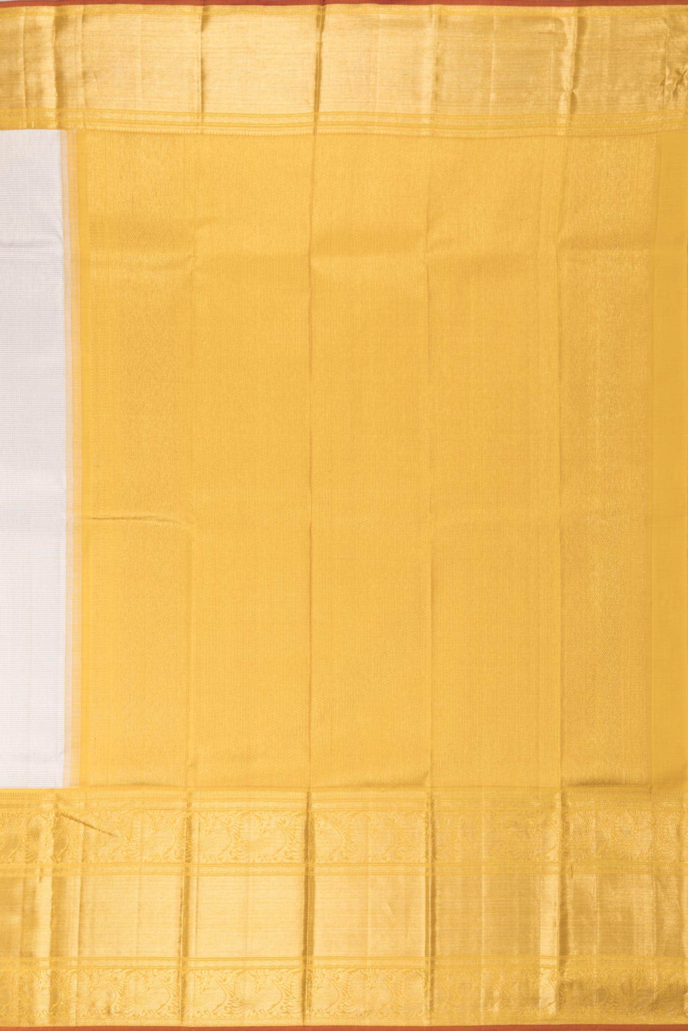 Grey Dual Tone Kanchipuram Silk Saree - Image 5