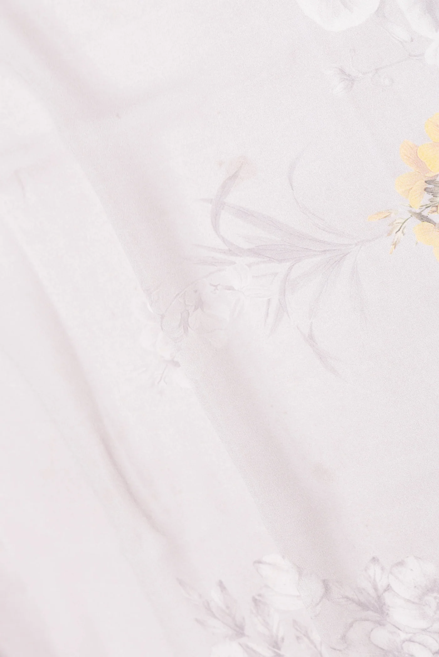 Grey Dual Tone Mysore Georgette Saree - Image 2