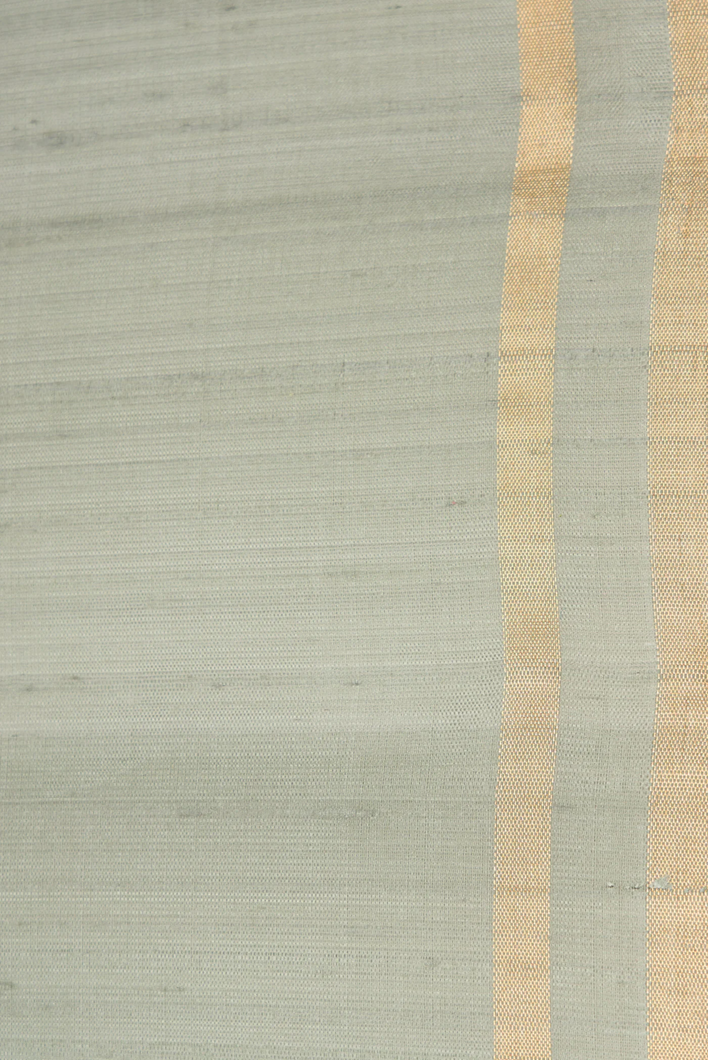 Grey Raw Silk Saree - Image 3