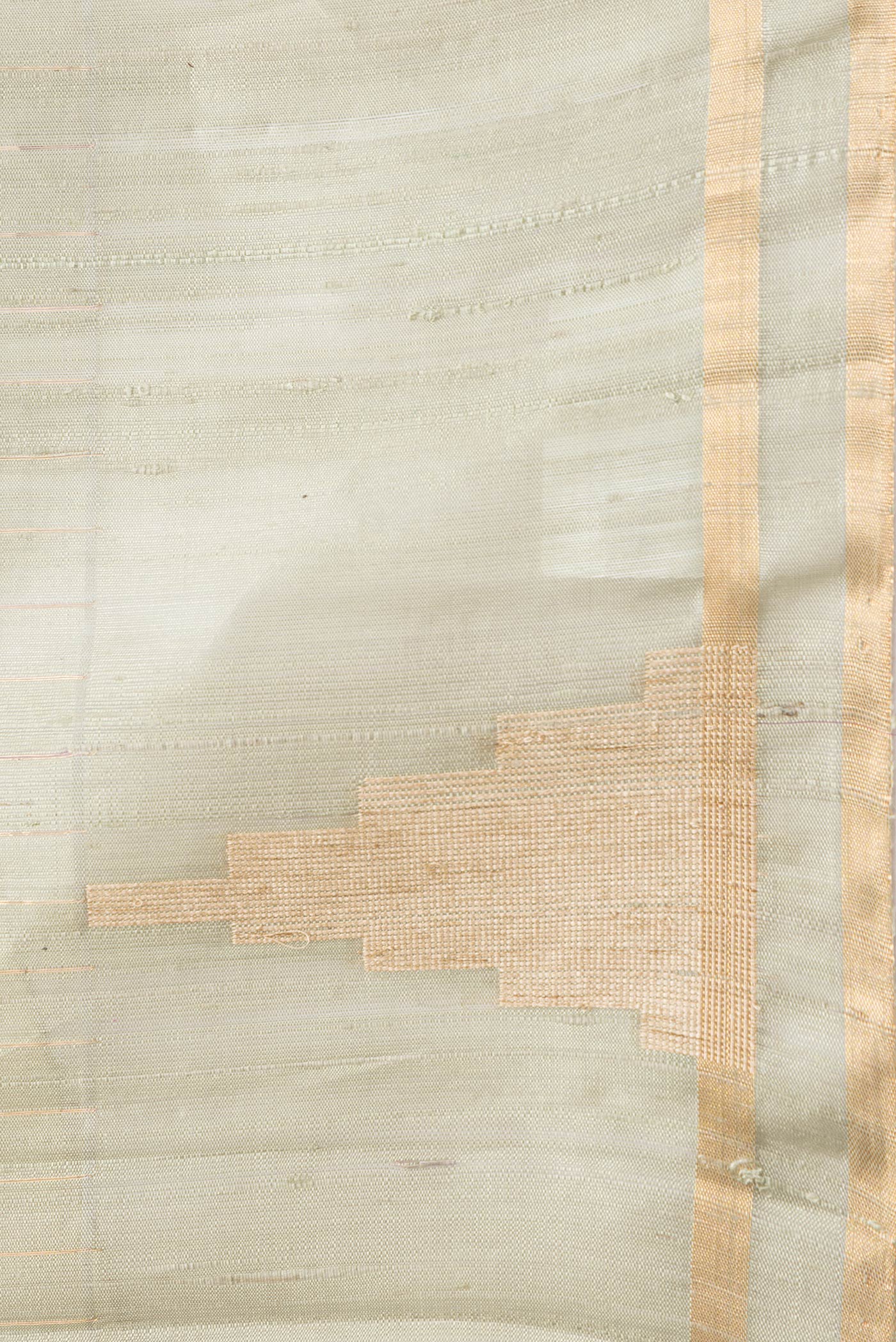 Grey Raw Silk Saree - Image 3
